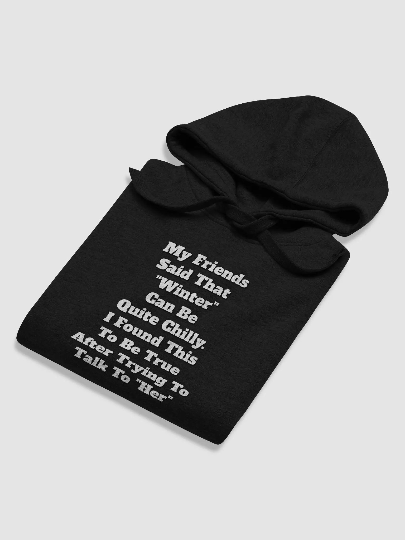 My Friends Said That Winter Can Be Chilly Funny Hoodie product image (39)