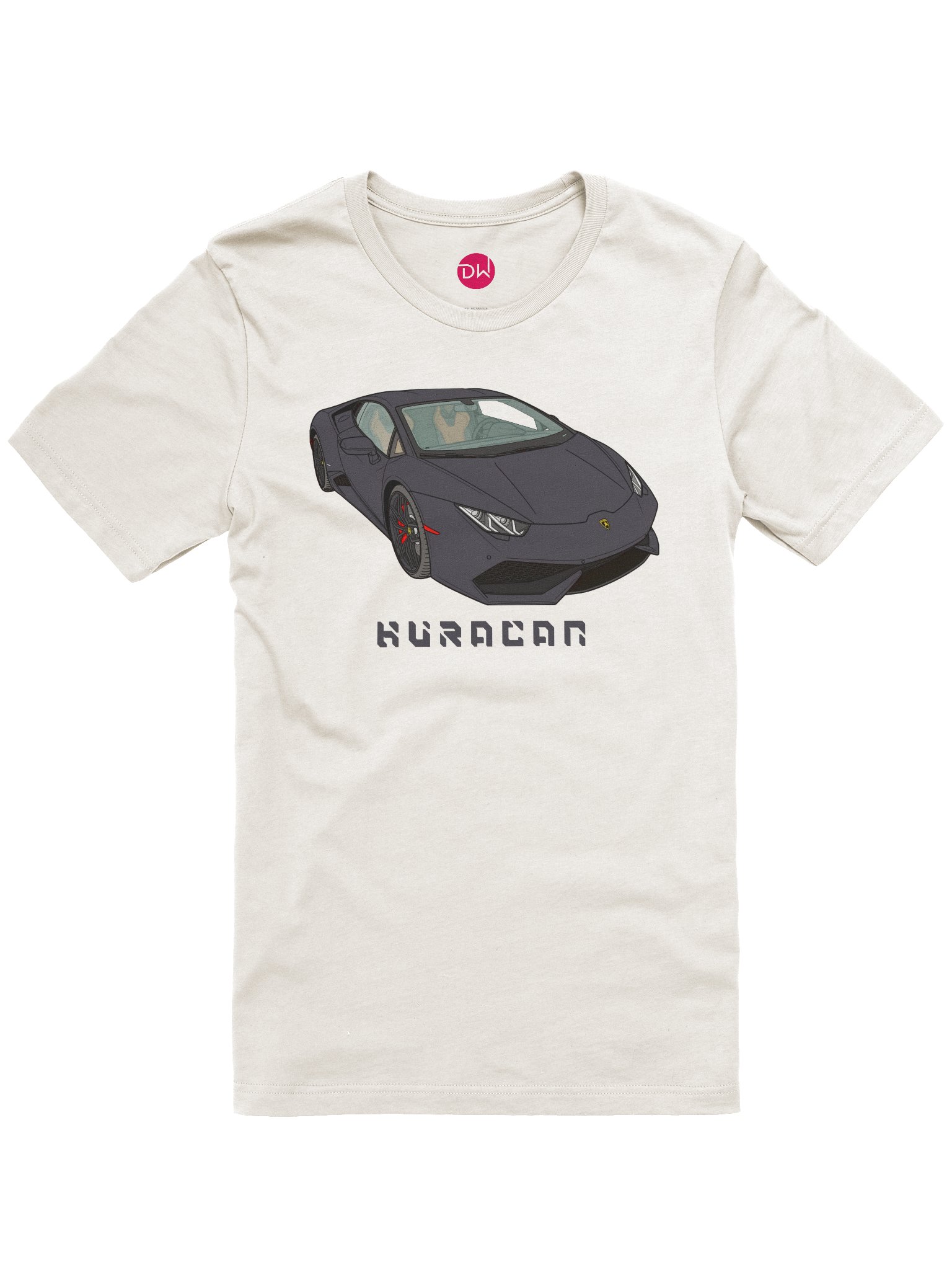 Black Lamborghini Huracan Shirt (Retro, Sketch, Silhouette) product image (3)