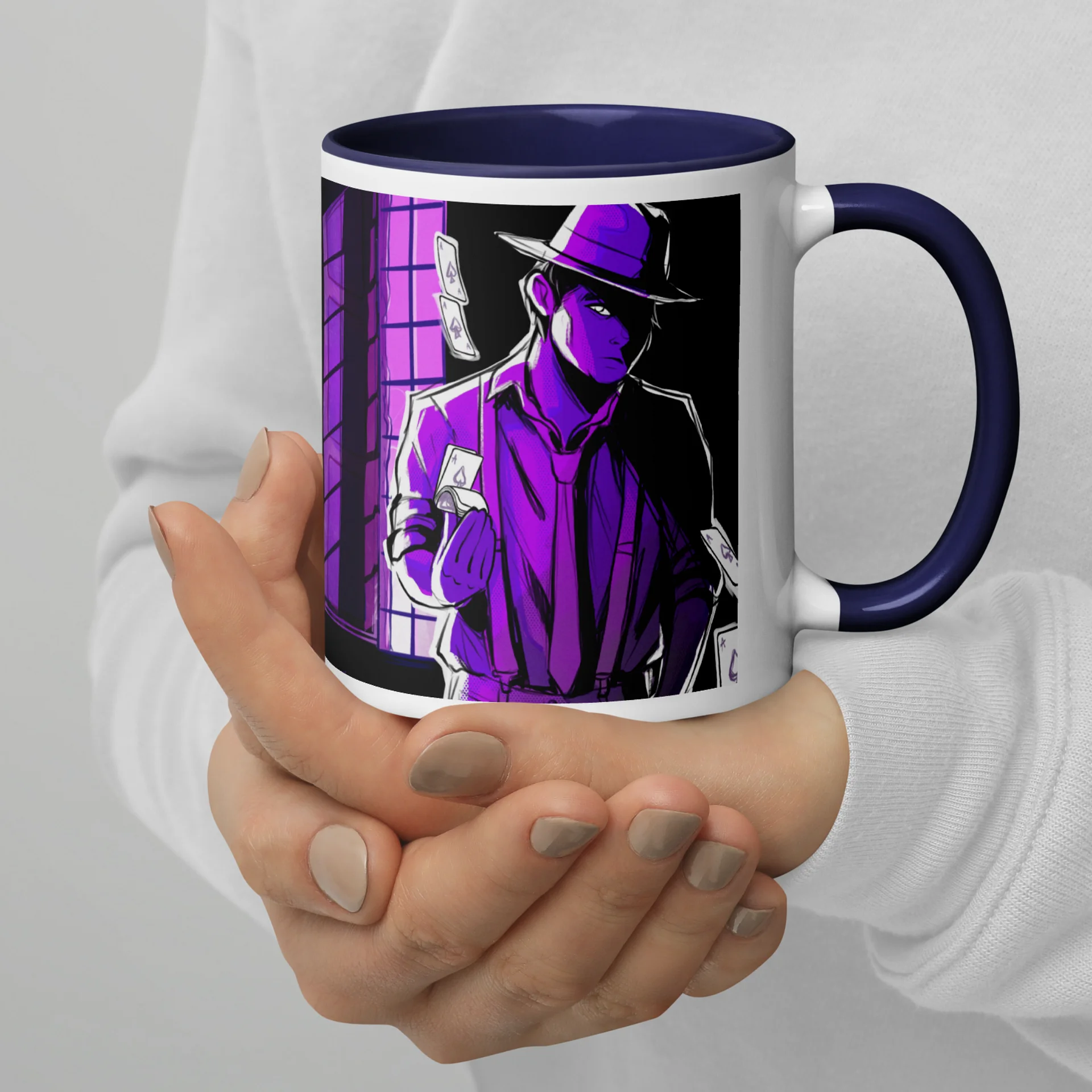 Asexual Noir Mystery Subtle Pride Mug product image (3)
