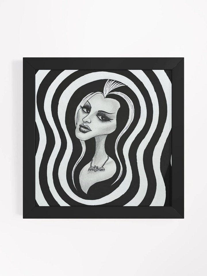 Swirlin Lil framed print product image (1)