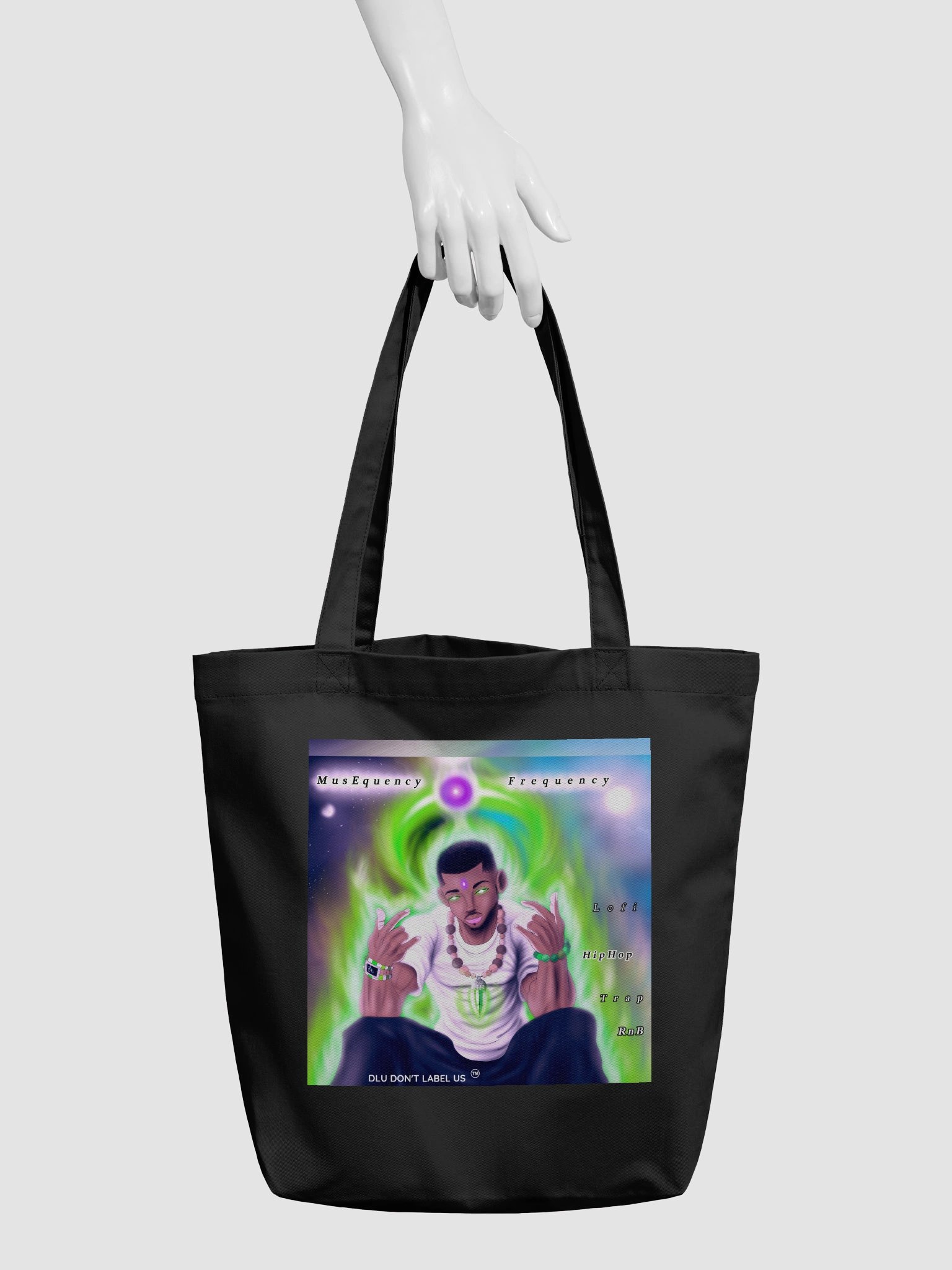 DLU DON’T LABEL US® MusEquency Cosmic Tote Bag product image (3)