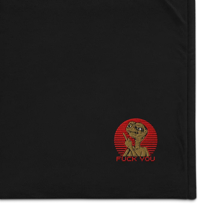 E.T: Fck You Sherpa Blanket product image (1)