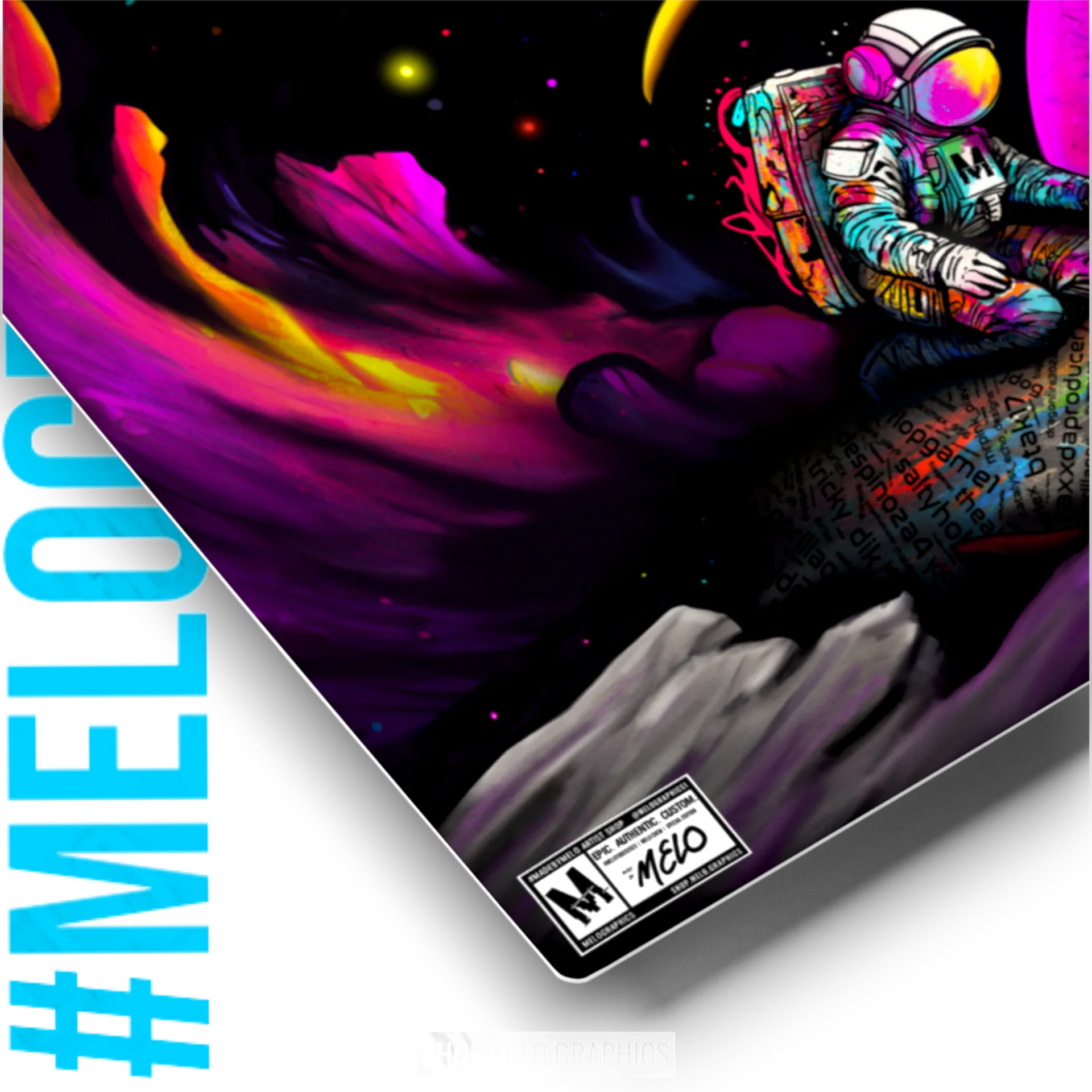 #MELOtober 2023 Personalized MELO CREW Founders - Metal Print | #MadeByMELO product image (3)
