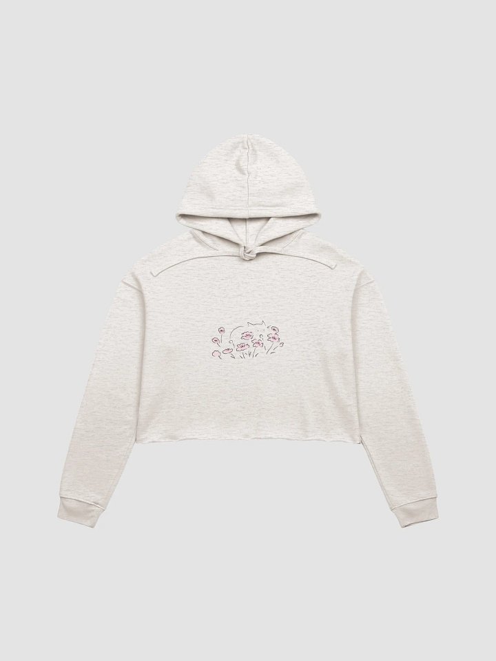 Floral Cat Crop Hoodie product image (3)