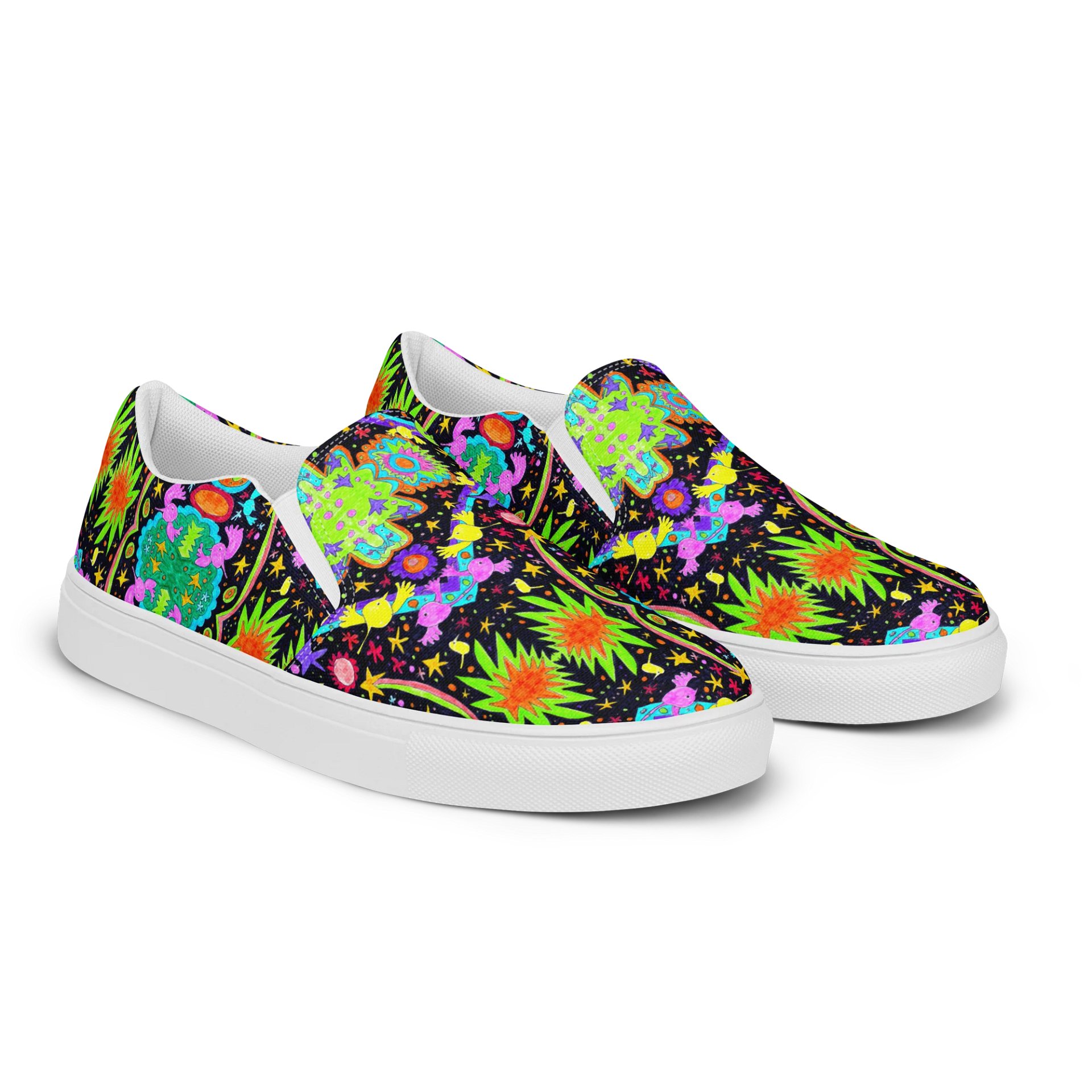 Cosmic Psychedelic Harmony Slip-Ons product image (2)