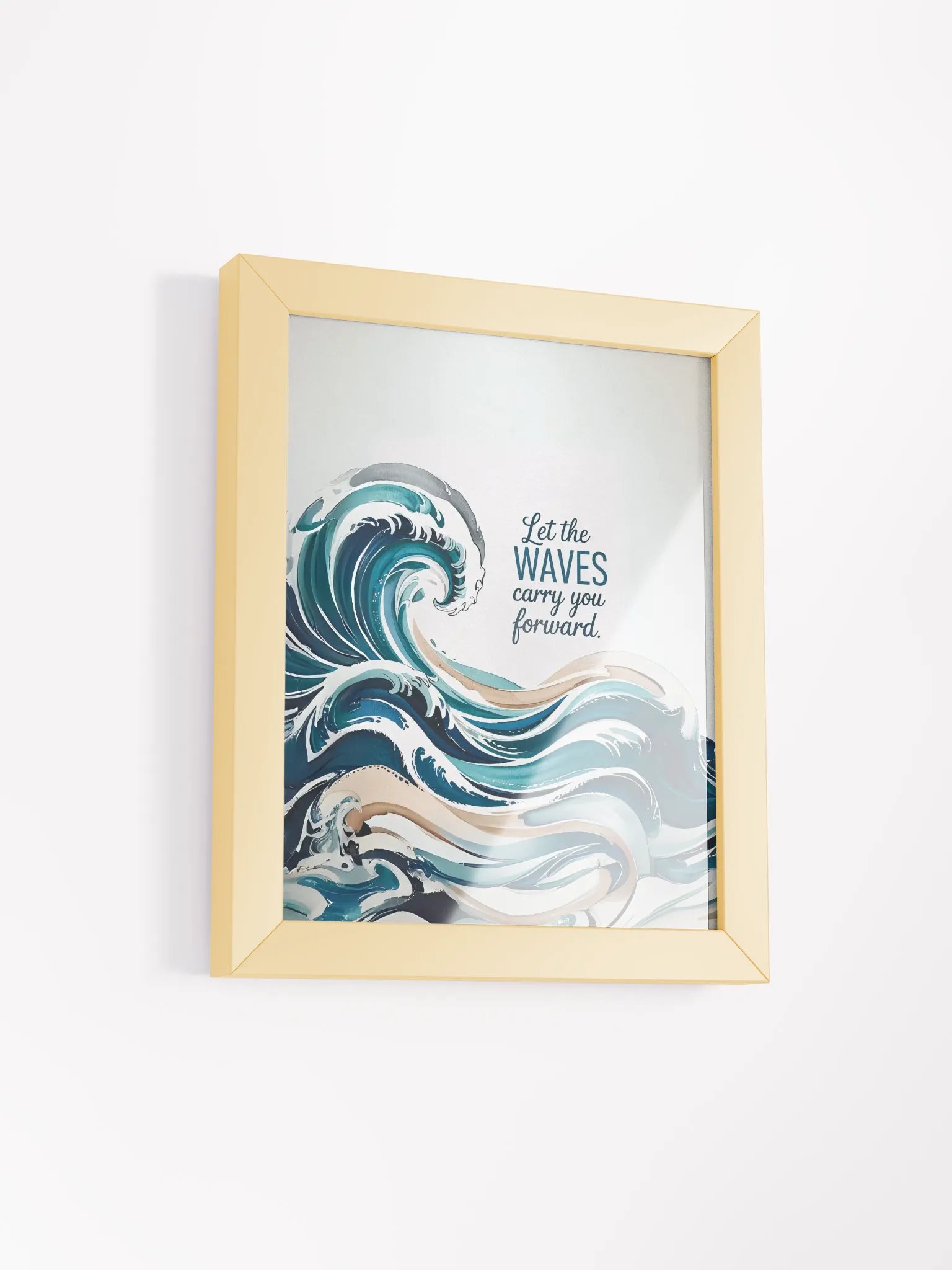 Ethereal Waves Framed Art Poster product image (39)