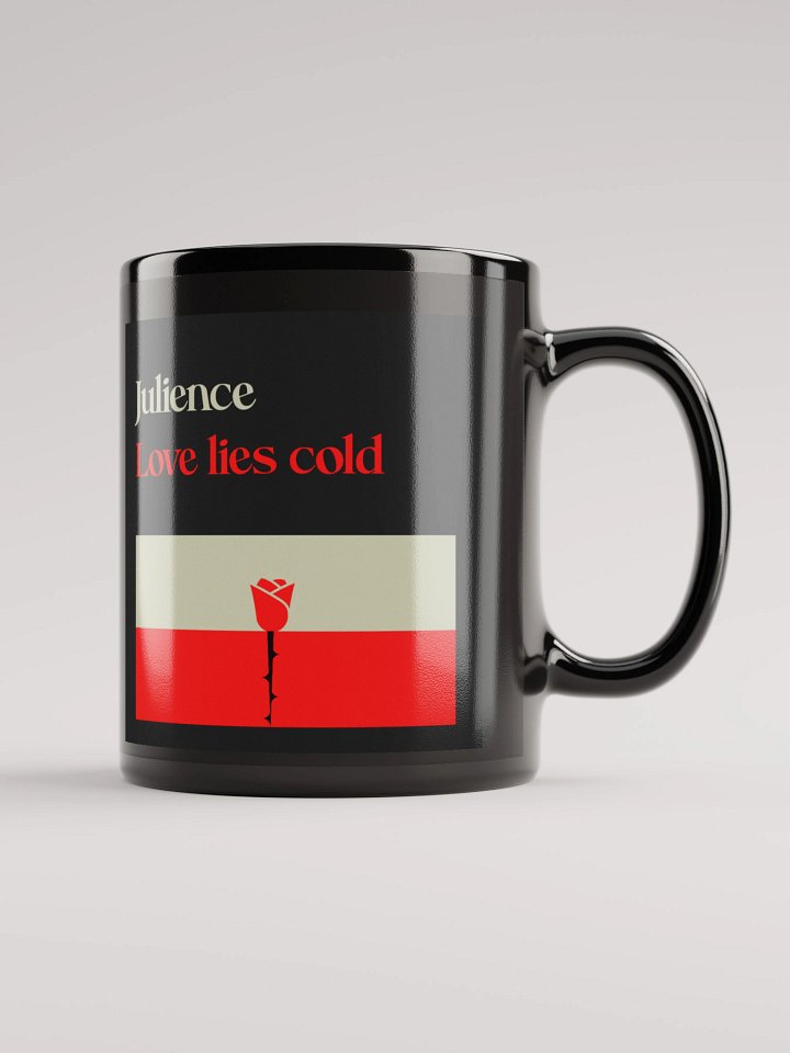 Love Lies Cold - Black Glossy Mug product image (1)