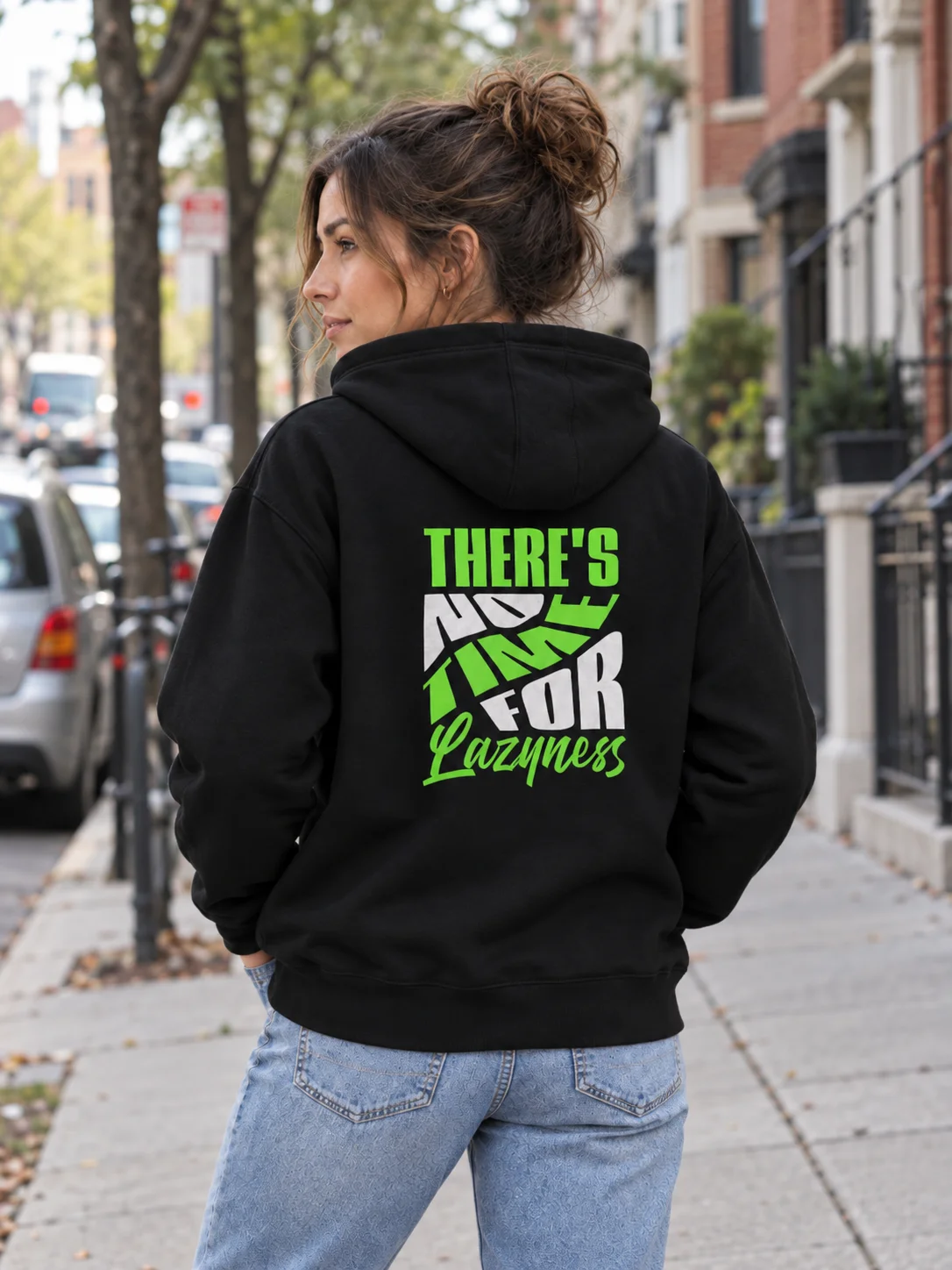 There’s No Time for Lazyness Unisex Hoodie product image (2)