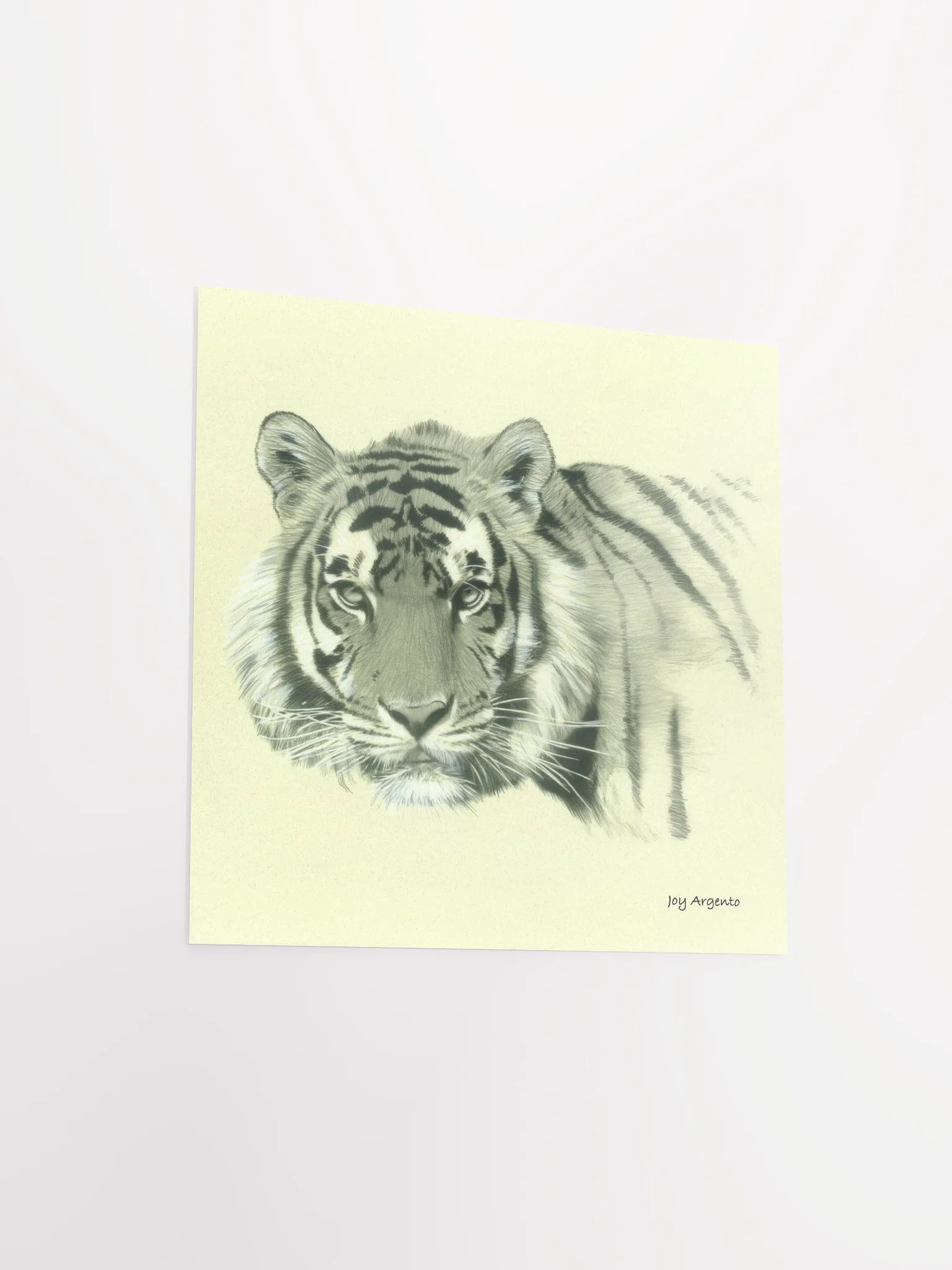 Tiger on Yellow Print product image (6)