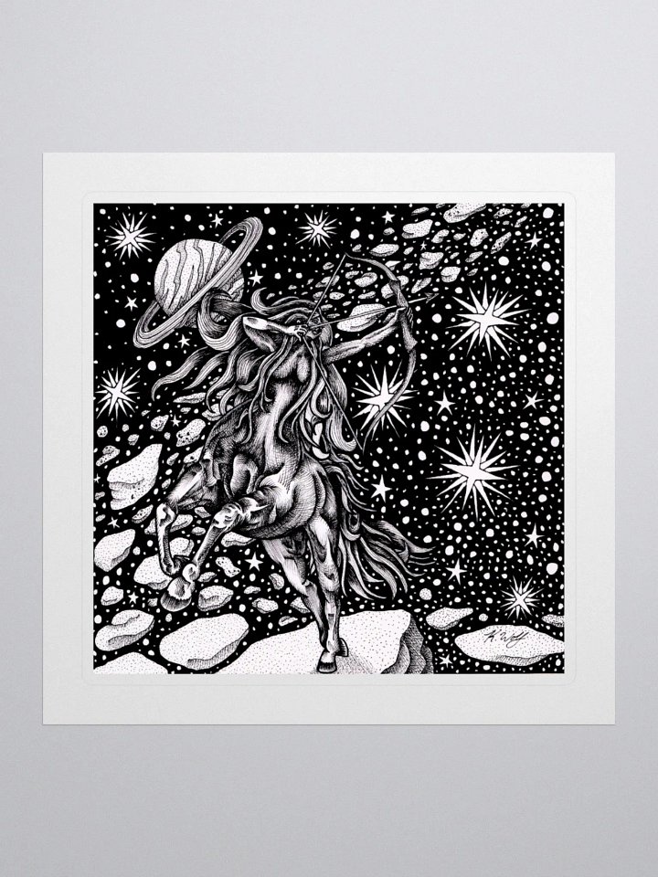 Sagittarius Zodiac Kiss Cut Stickers product image (1)