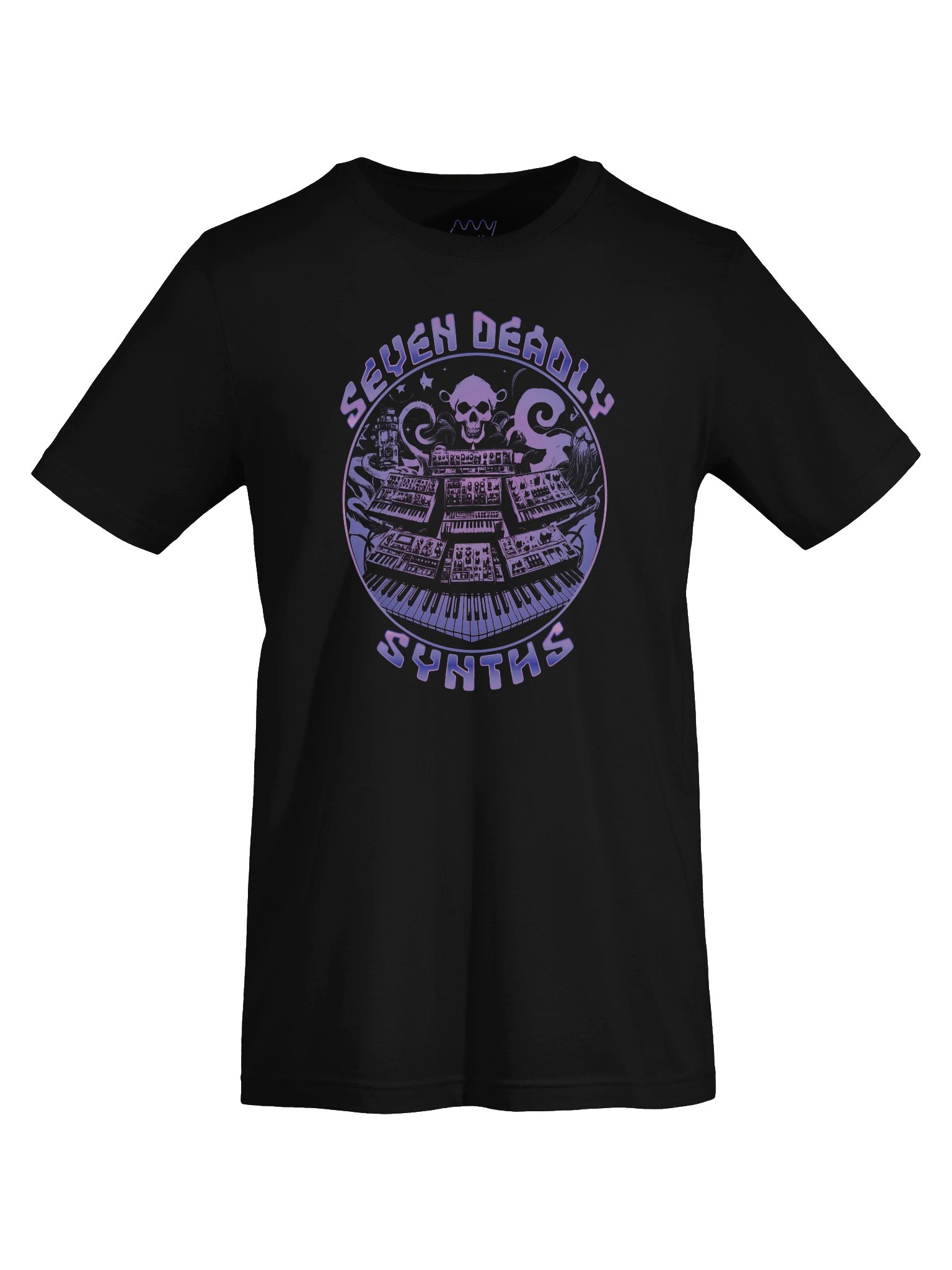 Synthesizer Collector T-Shirt - Seven Deadly Synths (7 Synthesis Techniques) product image (5)