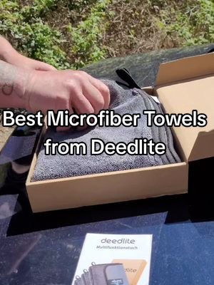 Die besten Mikrofasertücher, die ich bis jetzt hatte. Vielen Dank an Deedlite💪 #microfibercloth #deedlite #clean 