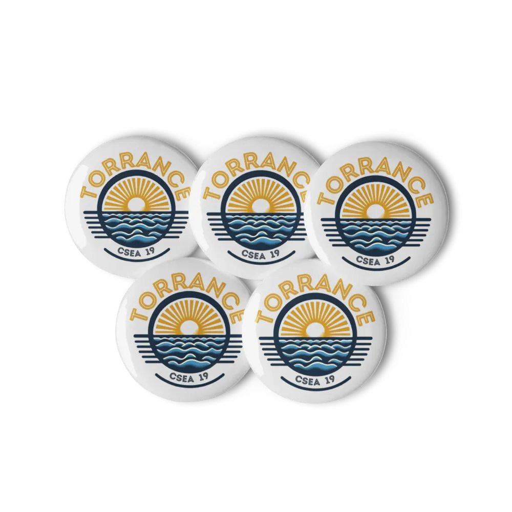 TUSD/CSEA Sun & Waves Pin Badge Set product image (1)