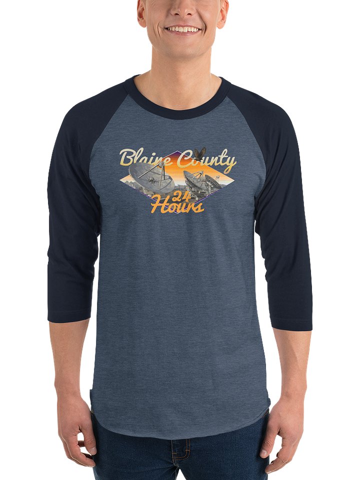 BC24 Sunset & Satellites Baseball Tee product image (1)