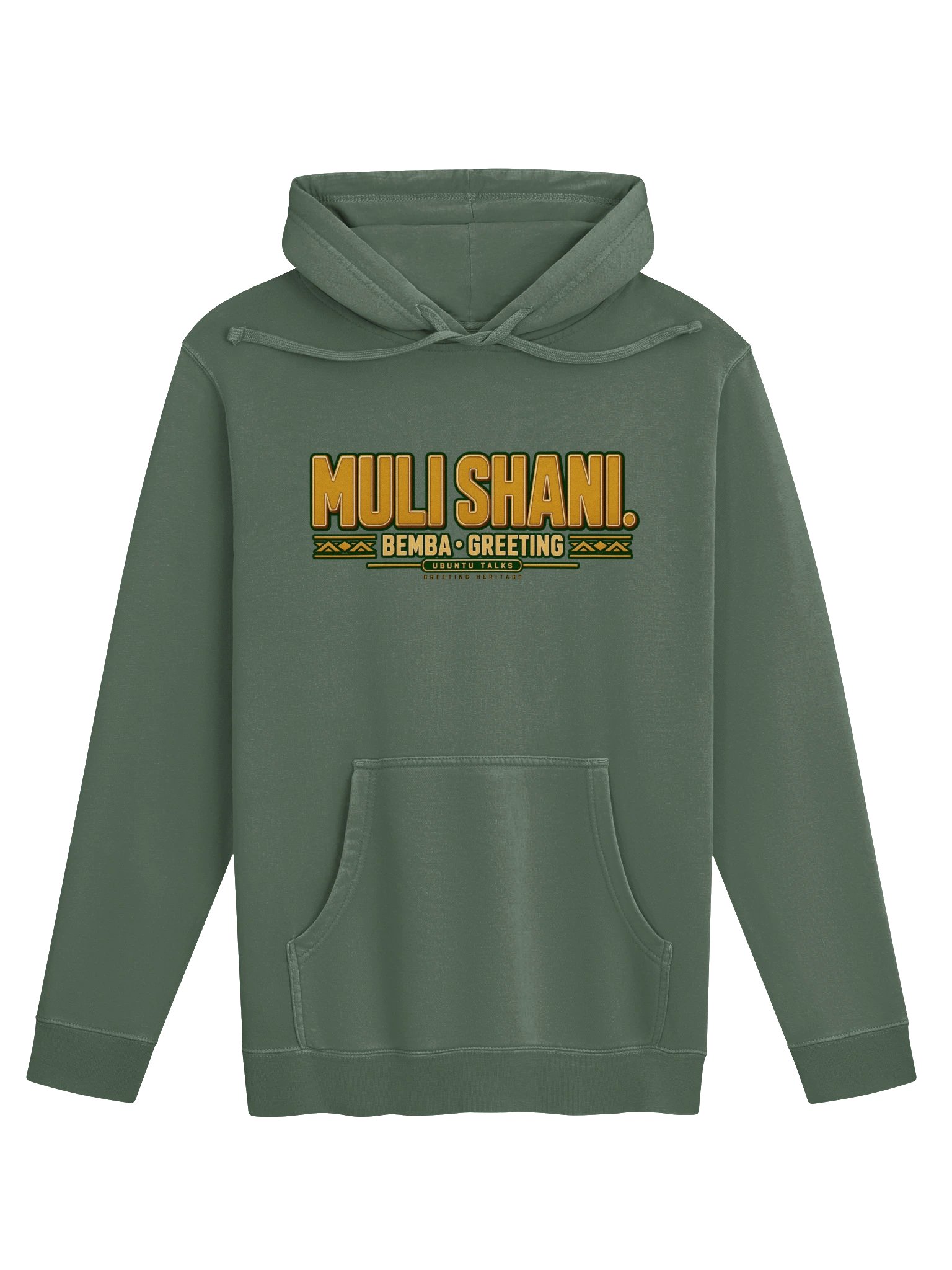 Greeting Heritage — MULI SHANI | Bemba Washed Hoodie product image (1)
