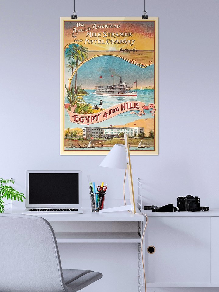 Egypt & The Nile, 1910s — retro vintage travel poster, retro travel art, retro travel wall art product image (2)