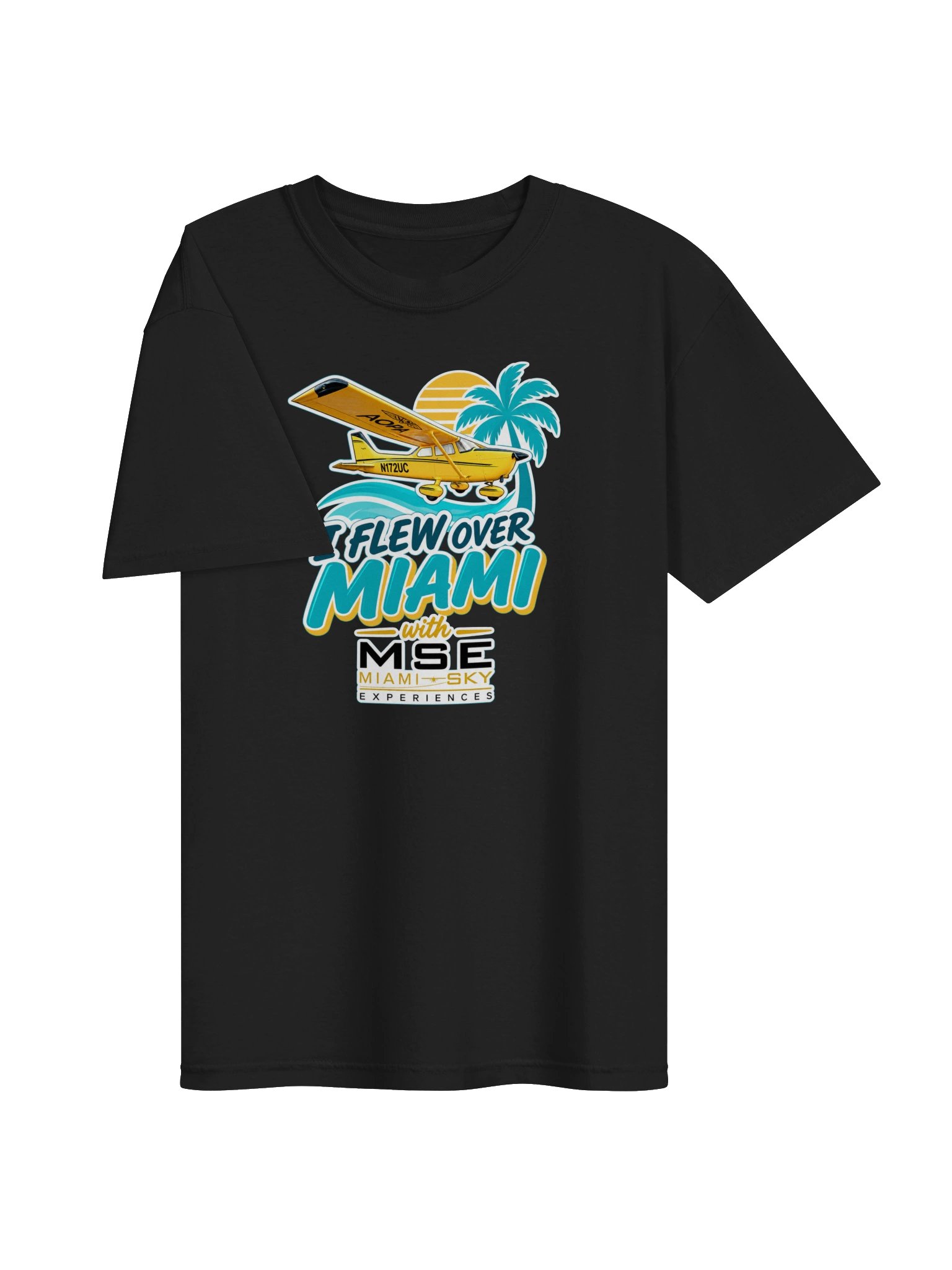 Fly Over Miami – Vintage Aviation Tee product image (30)