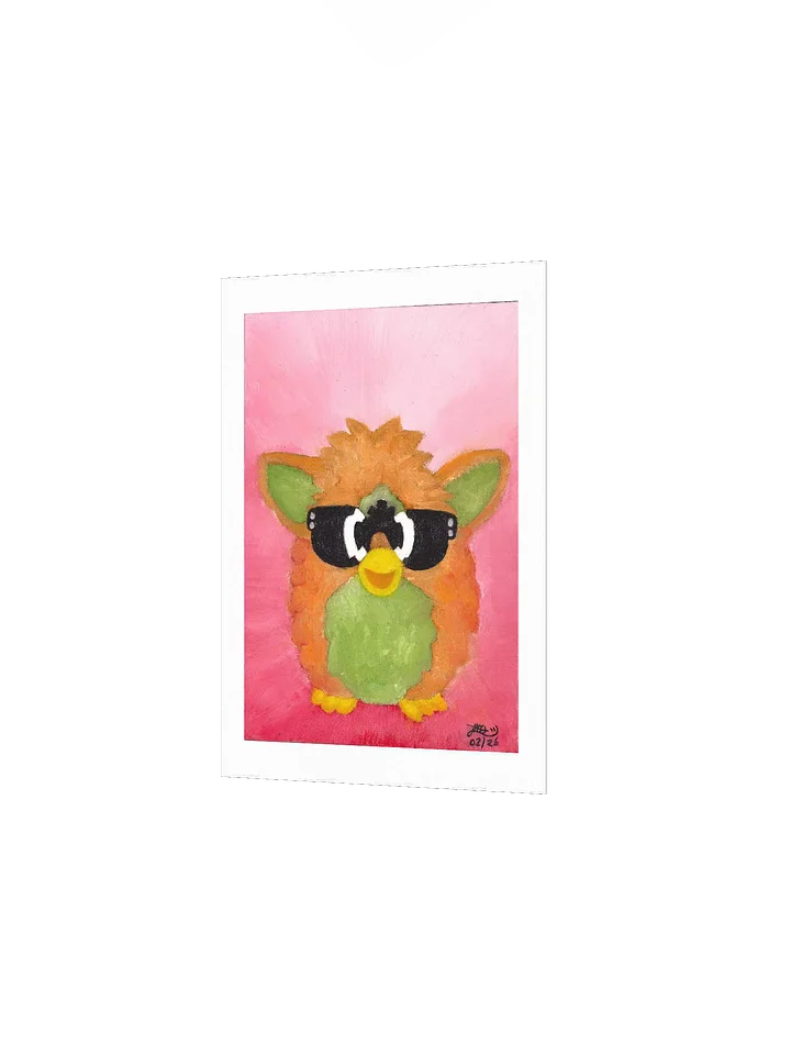 Furby Pink Oil Painting Print product image (3)
