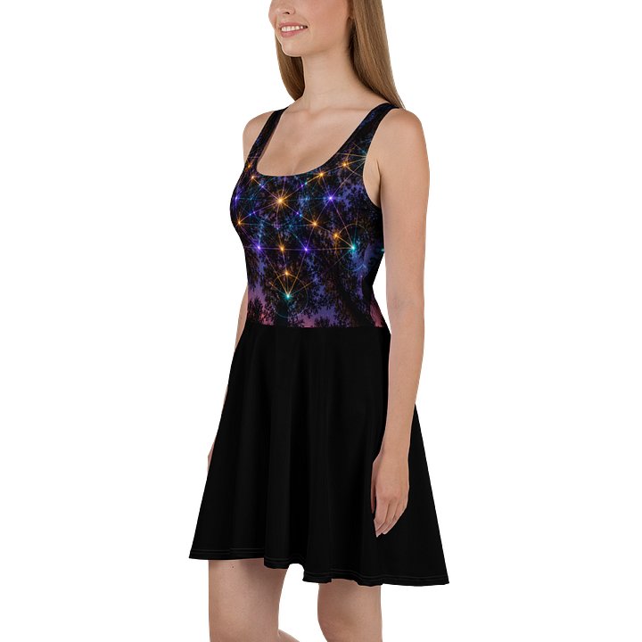 Starlit Frequency Skater Dress product image (1)