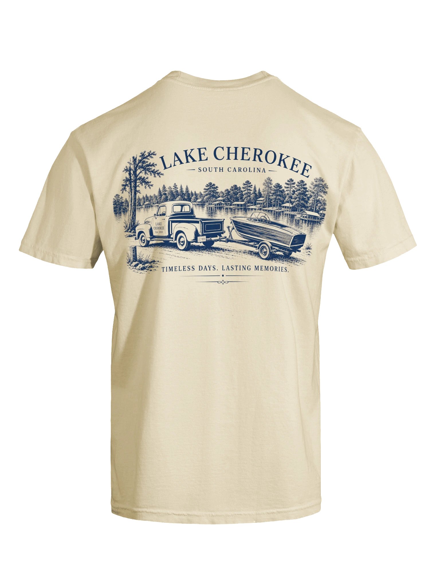 Lake Cherokee Vintage Truck Tee (blue) product image (23)