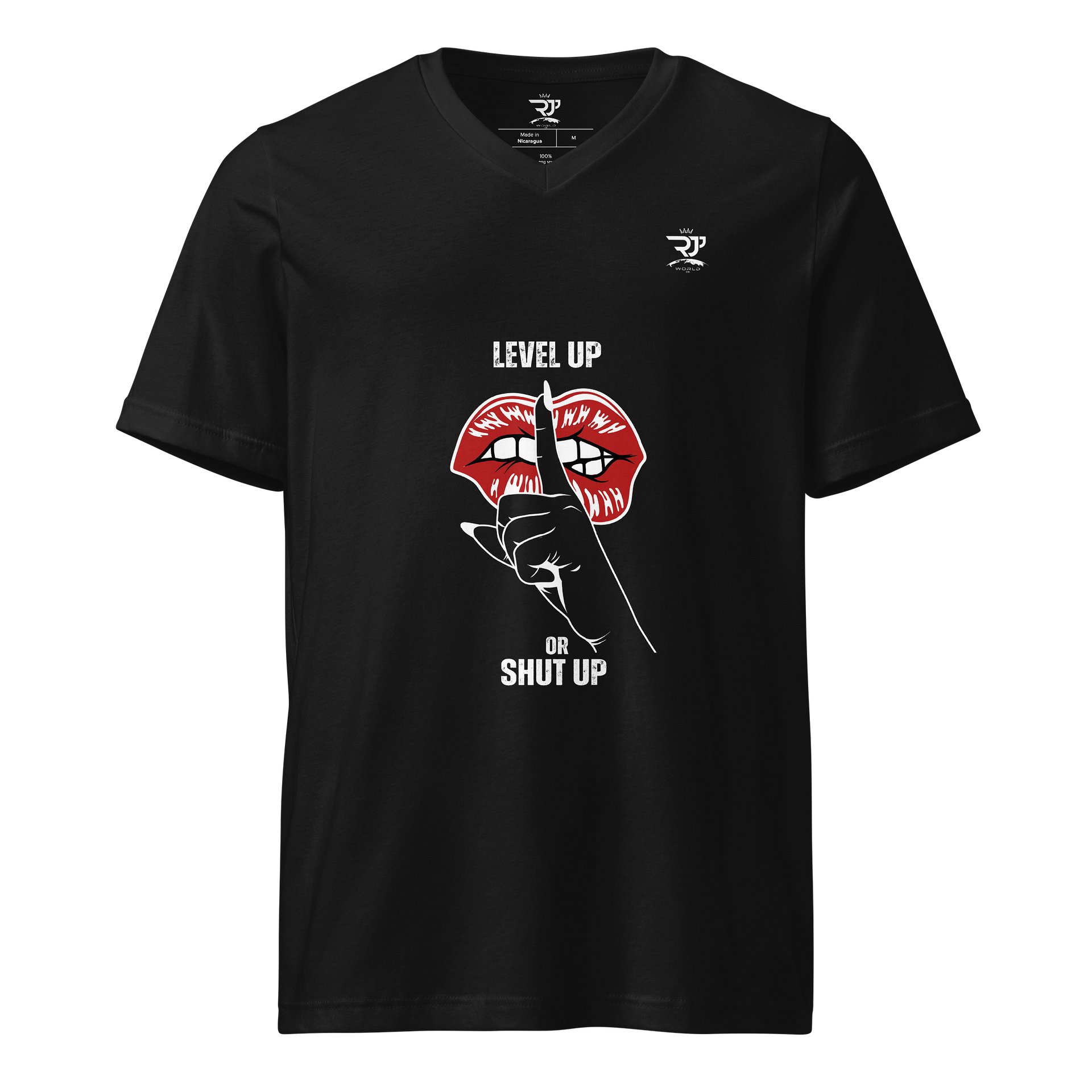 RJJ World Slogan Tee – Level Up or Shut Up product image (1)