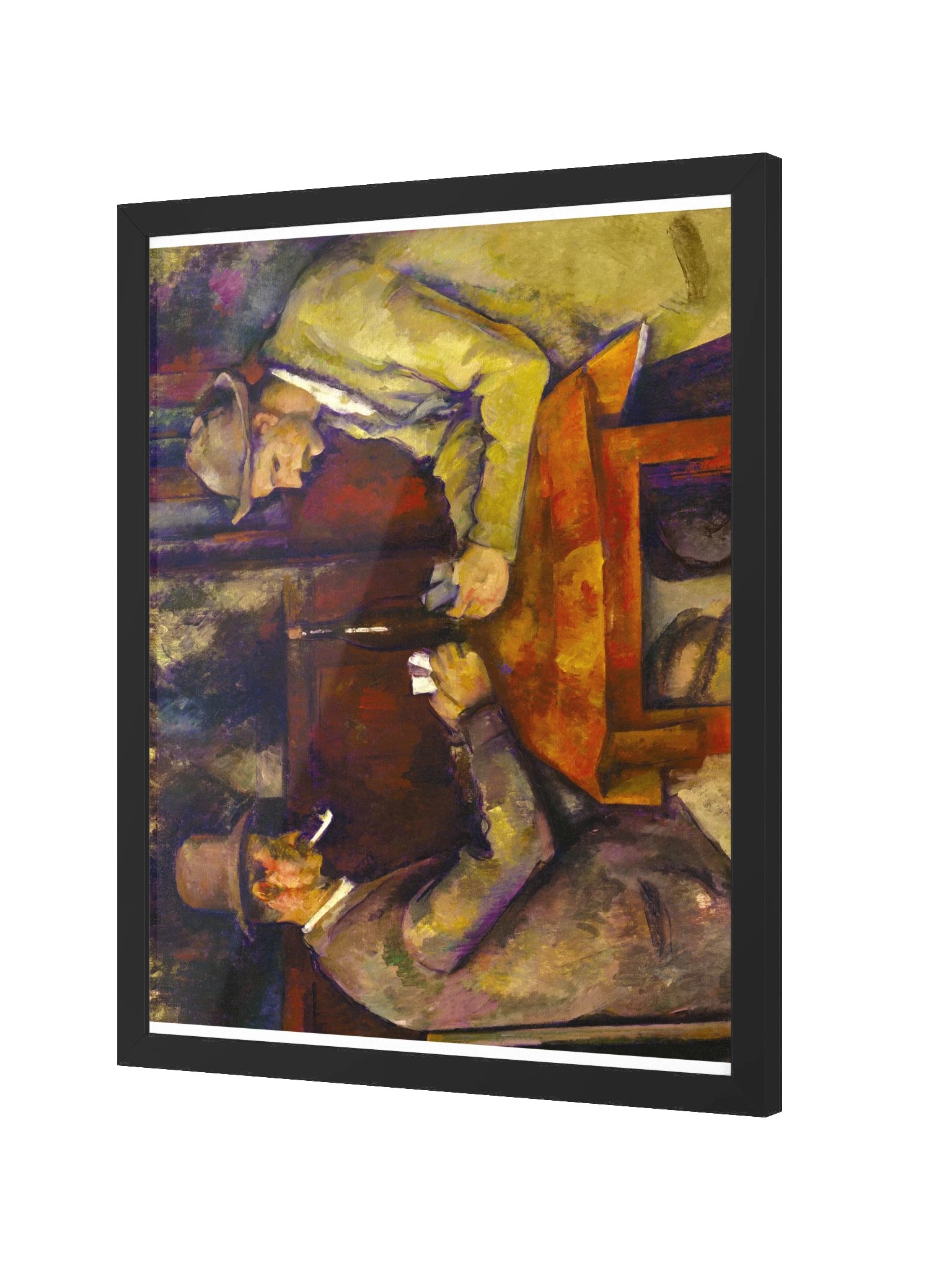 The Card Players — Large Framed Matte Poster product image (6)