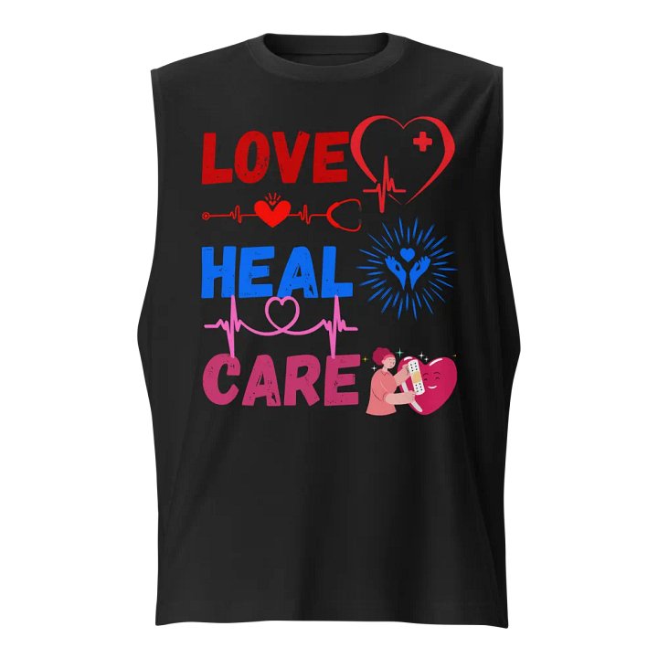 Love, Heal, Care Muscle Tank product image (1)