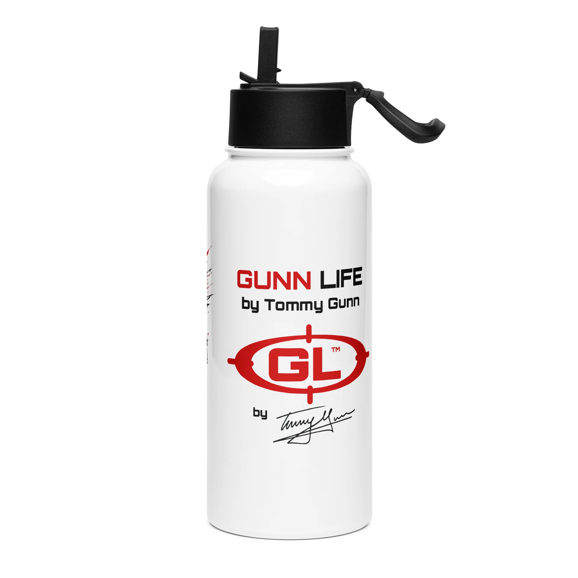 GunnLife White Shaker Bottle by Tommy Gunn® product image (3)