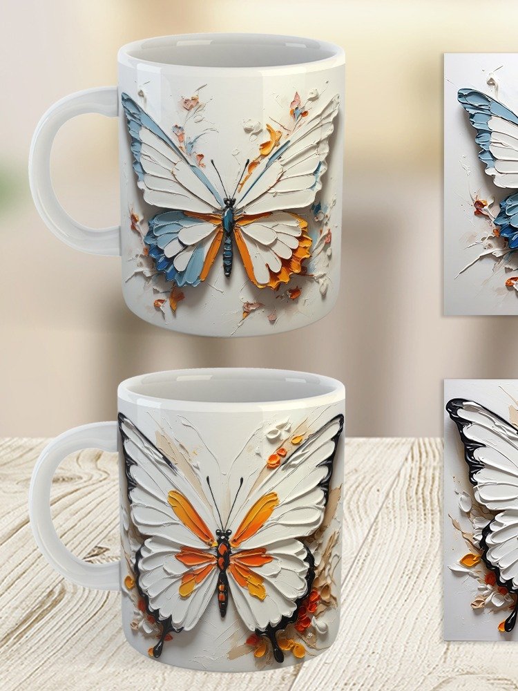 Azure Breeze Butterfly Mug product image (22)
