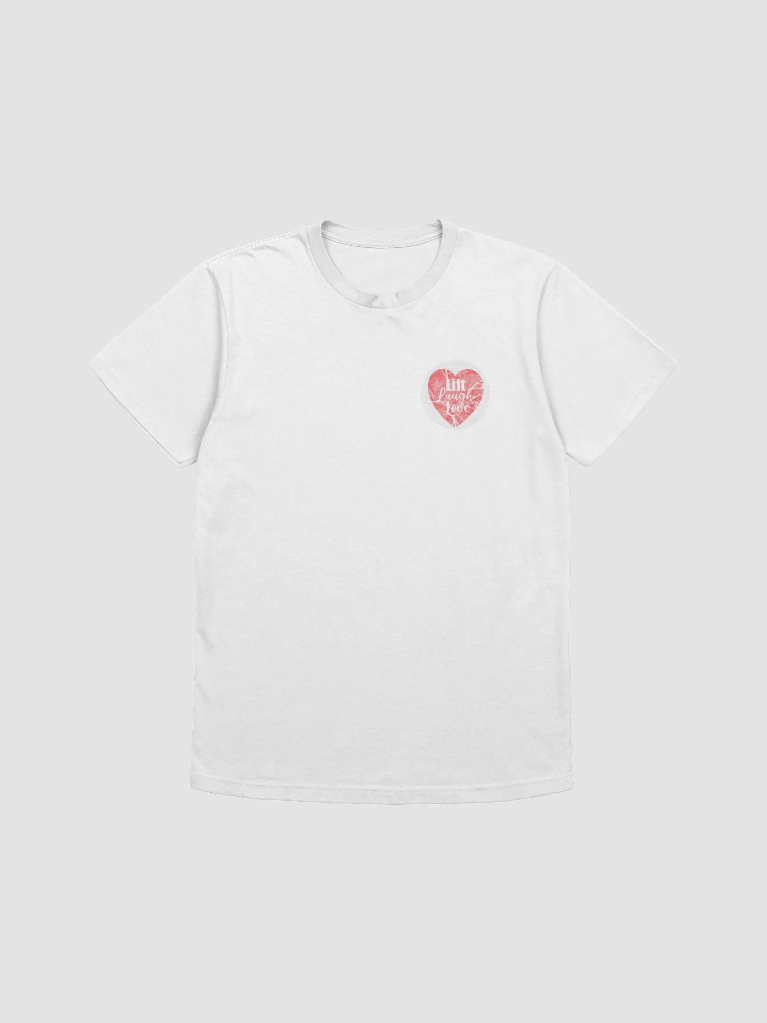 Lift Laugh Love Pink Heartbreak Gym Tee product image (43)