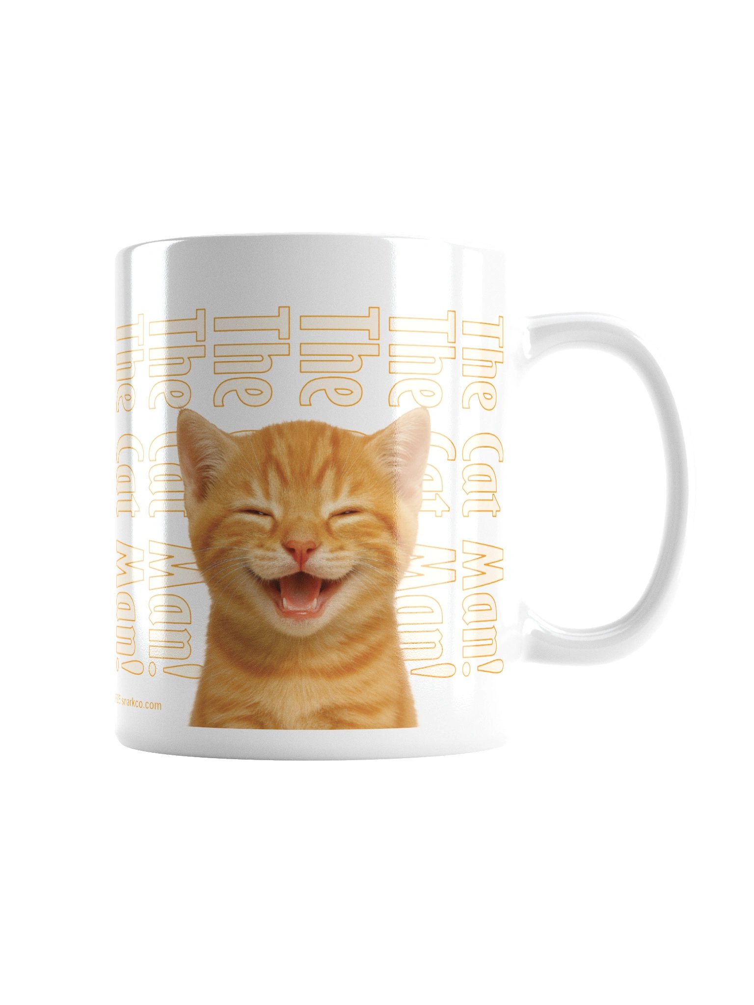 Mug: "The Cat Man!" with Beautiful Orange Tabby cat image. product image (2)
