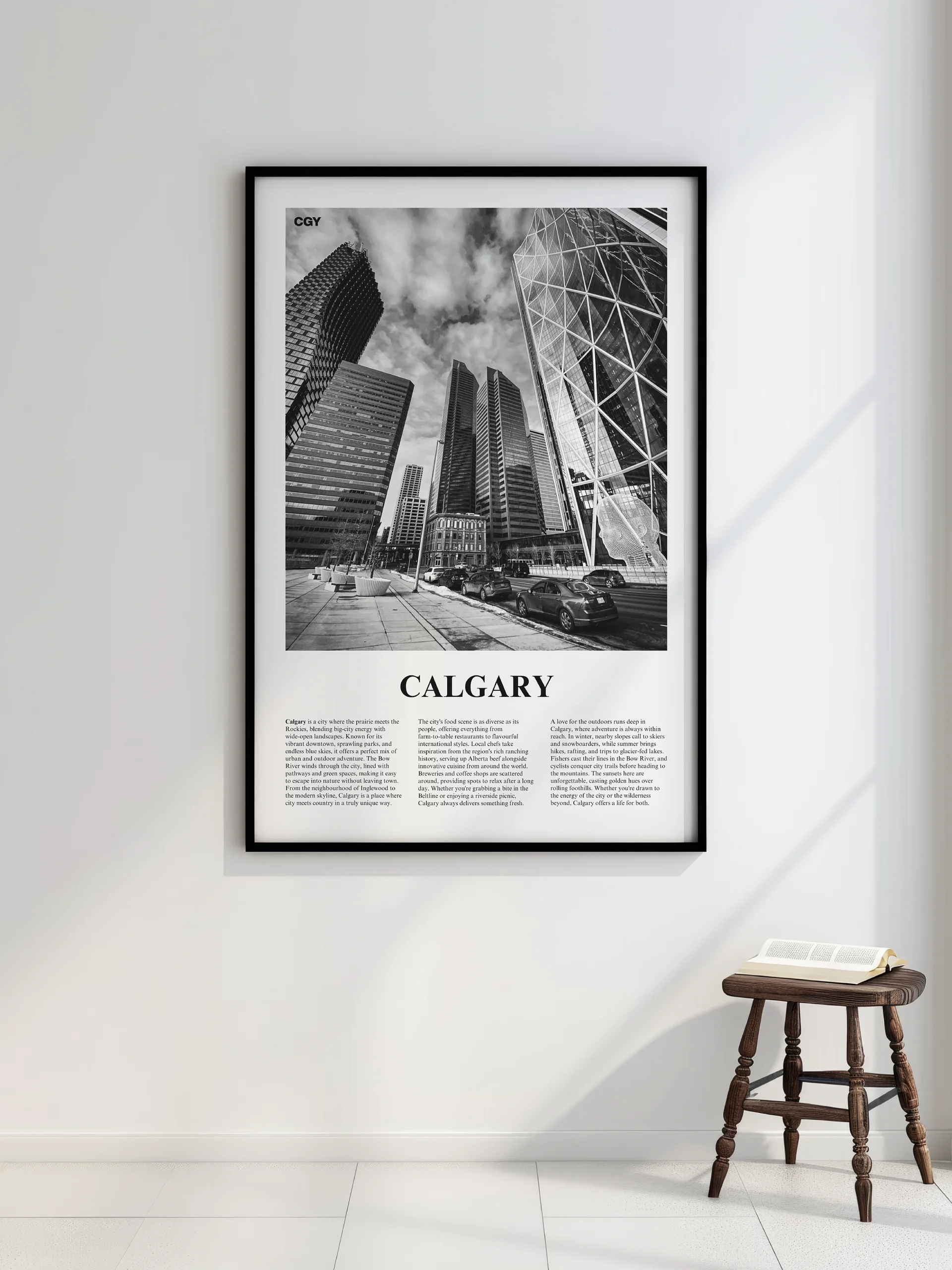 Calgary 02 Newspaper Poster | Framed product image (2)
