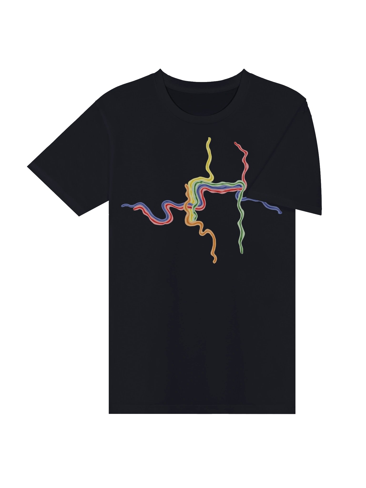 Flowing Portland Transit Map - The T-Shirt product image (4)