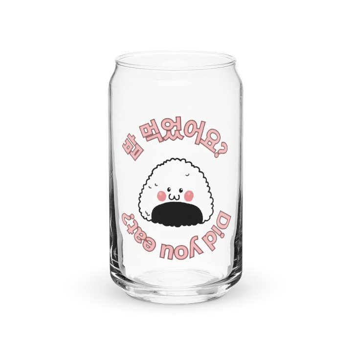 Kawaii Korean Rice Ball Can Glass product image (1)