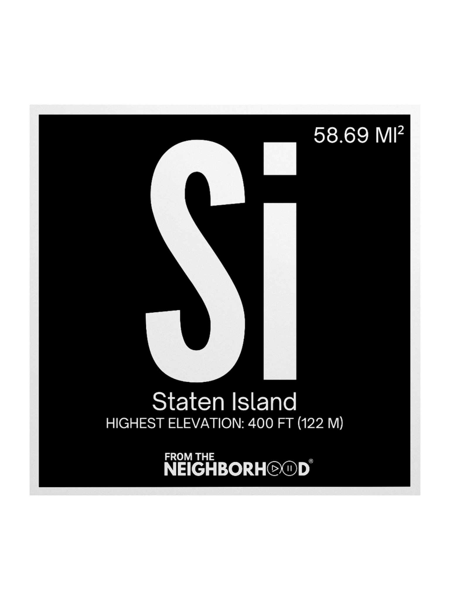 Staten Island Element : Sticker product image (1)