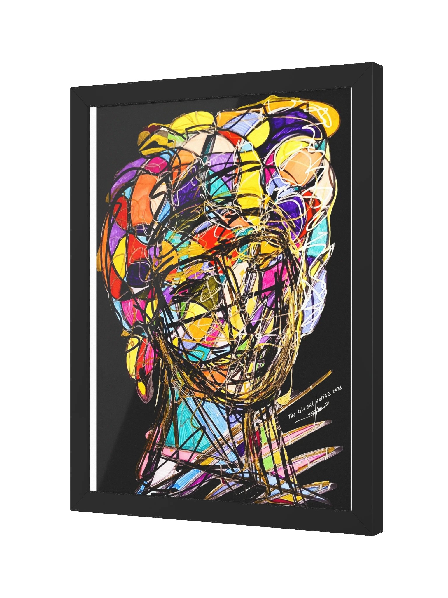 The Global Nomad 2026 — Fine Art Print with Frame product image (2)