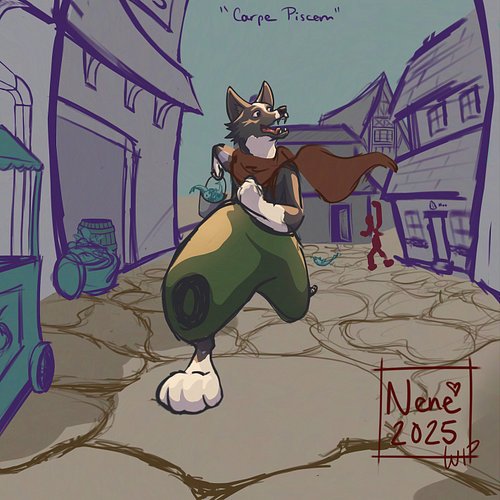 Thanks to everyone who hung out with me on stream tonight while I got super into drawing architecture and giggling at fish! H...