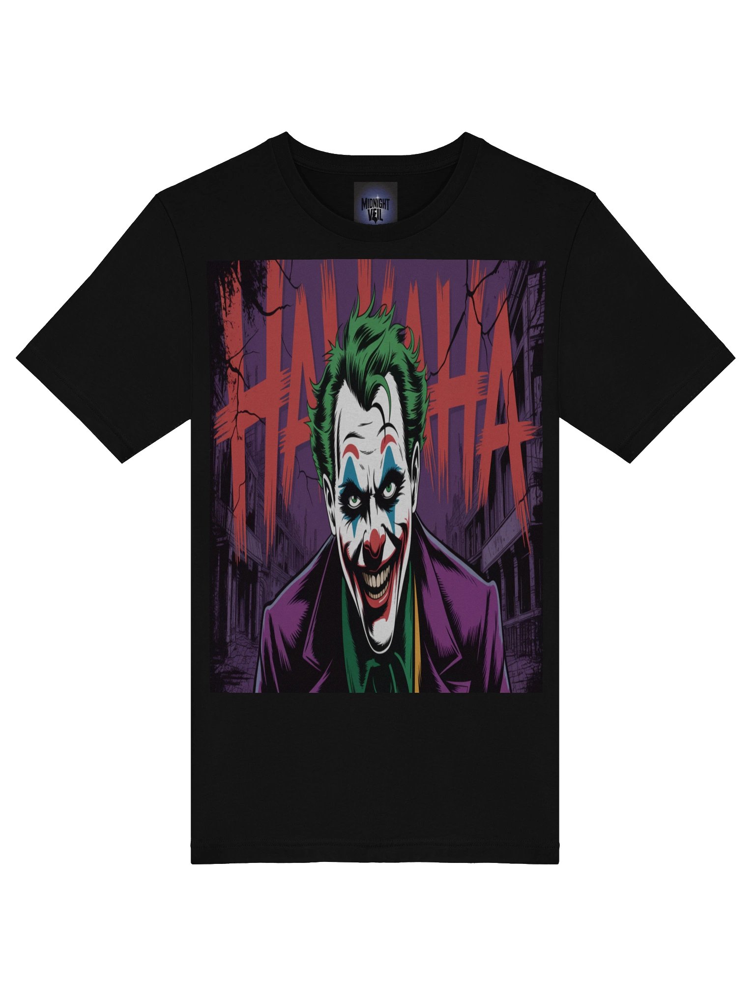 Joker 'HAHAHA' Alleyway Cackle Supersoft T-Shirt product image (7)