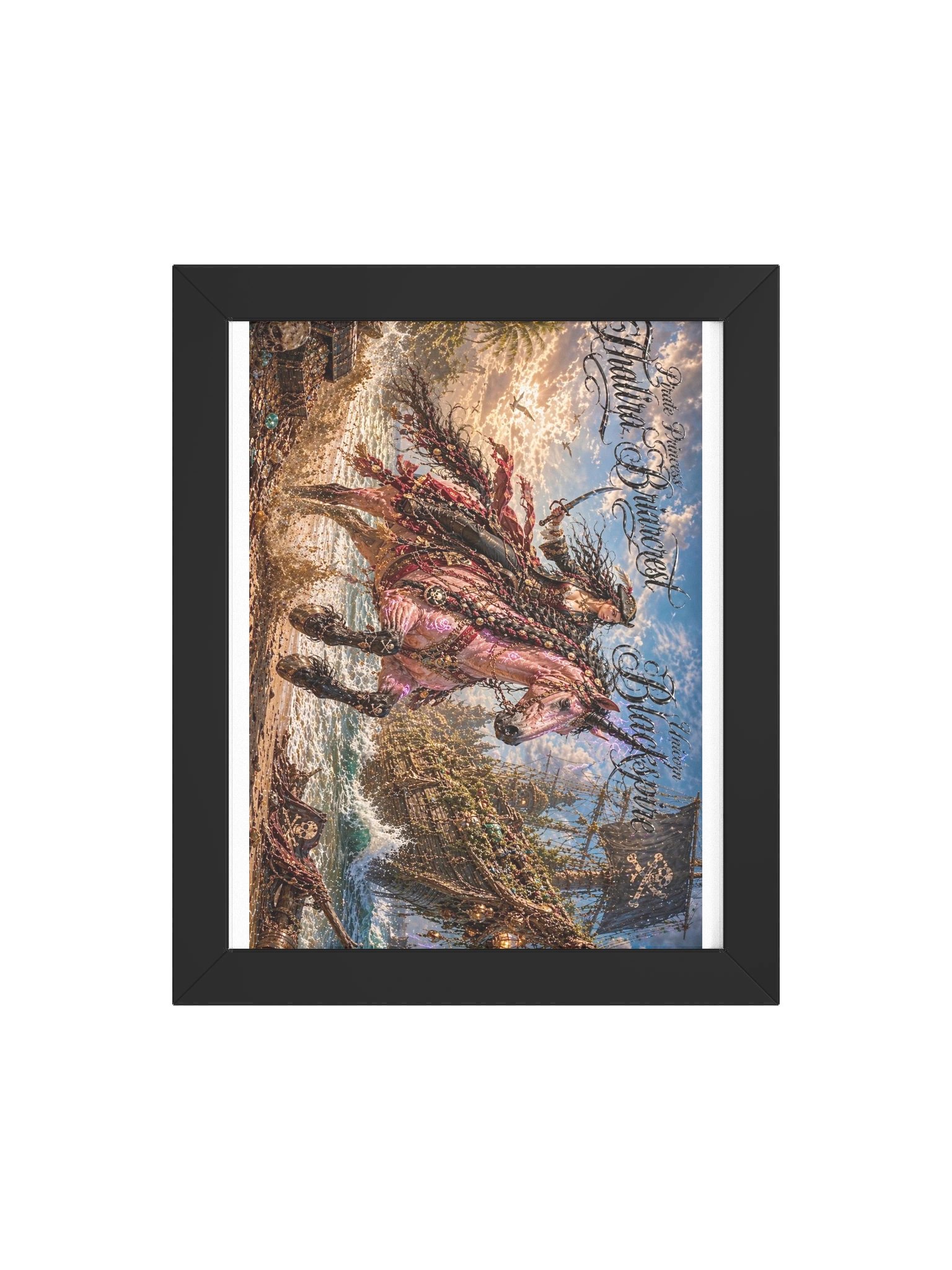 Pirate Unicorns - Shore Bound Framed Poster product image (10)