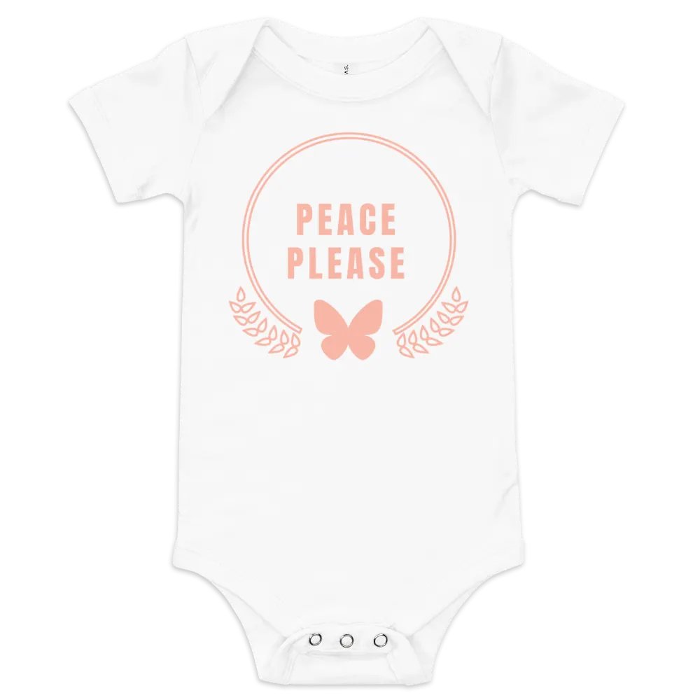 Peace Please Baby Onesie product image (1)
