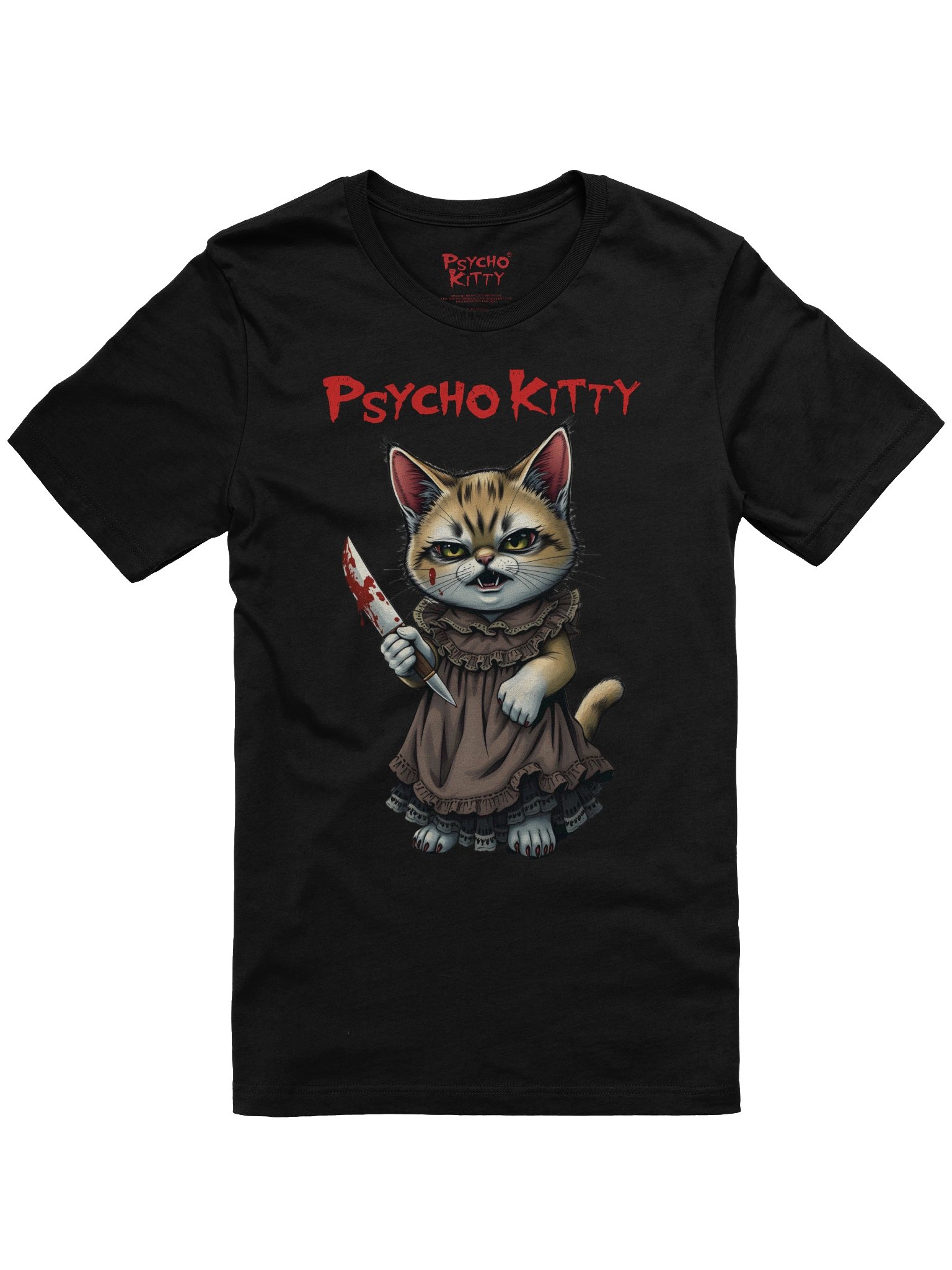 Grizelda Psycho Kitty Supersoft Unisex T-Shirt product image (1)