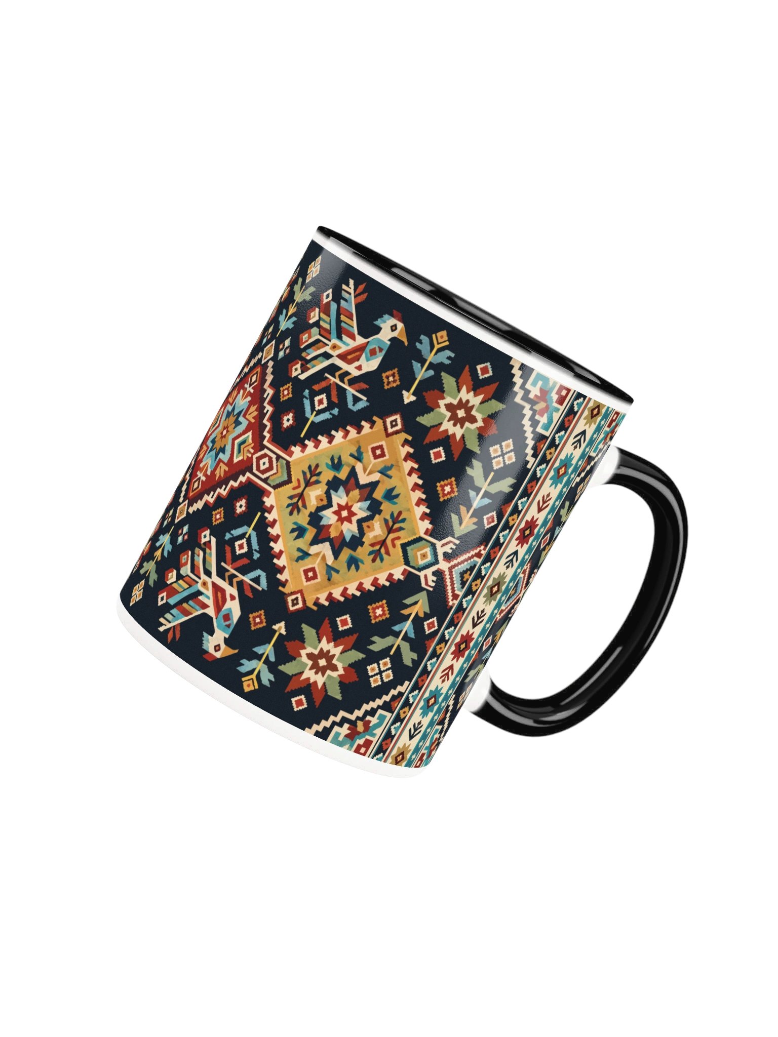 Folk Art Mug – Midnight Mosaic product image (5)