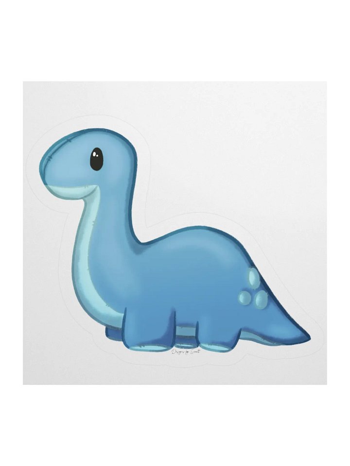 Brontosaurus Plushie Sticker product image (1)