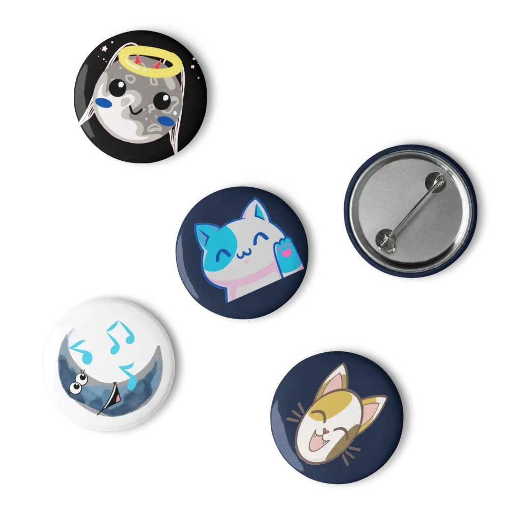 Moony Emote Buttons Set 2 product image (4)