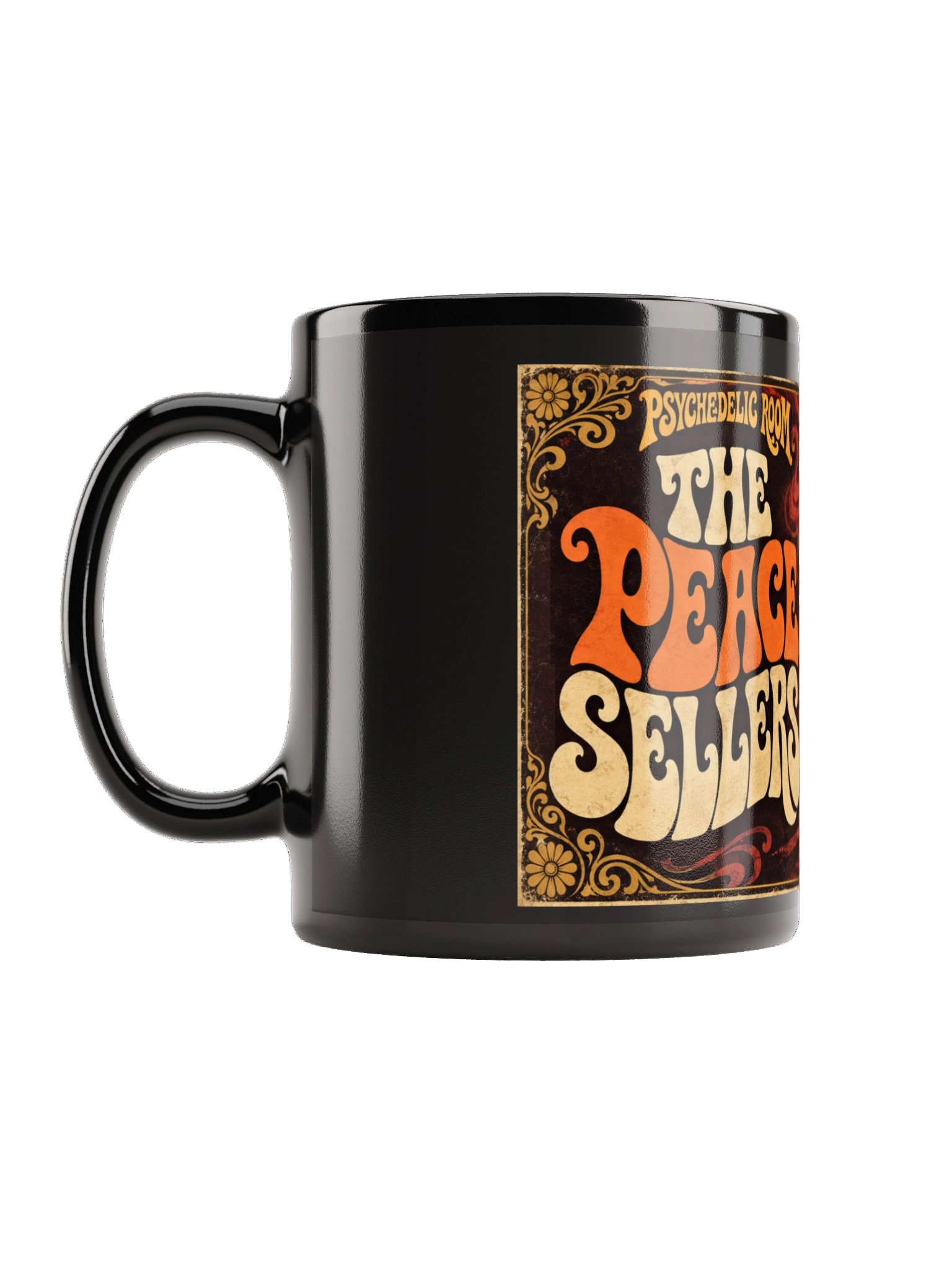 The Peace Sellers — Black Ceramic Mug product image (3)