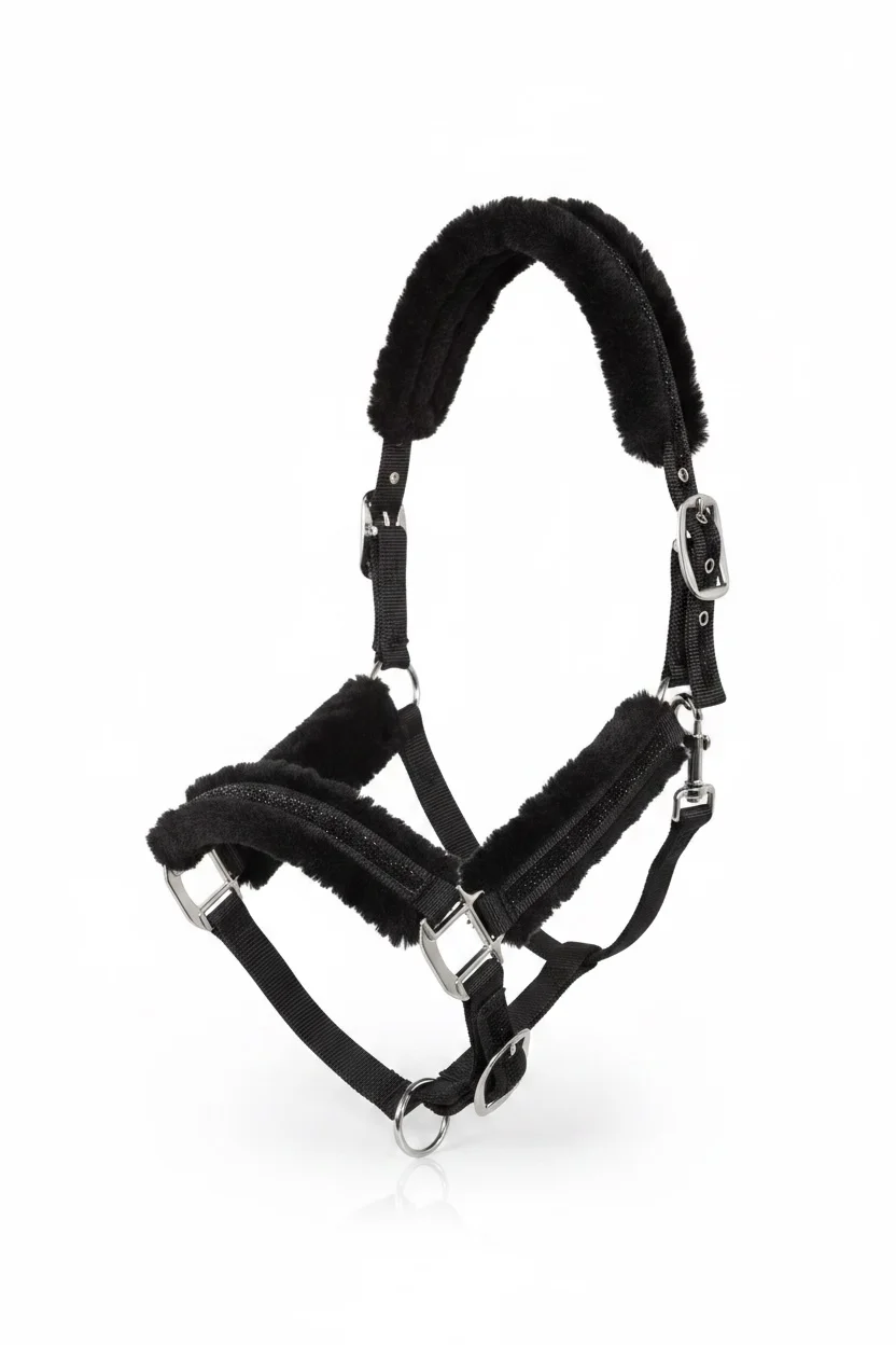 LSP Premium Fuzzy Sparkle Black Halter product image (1)