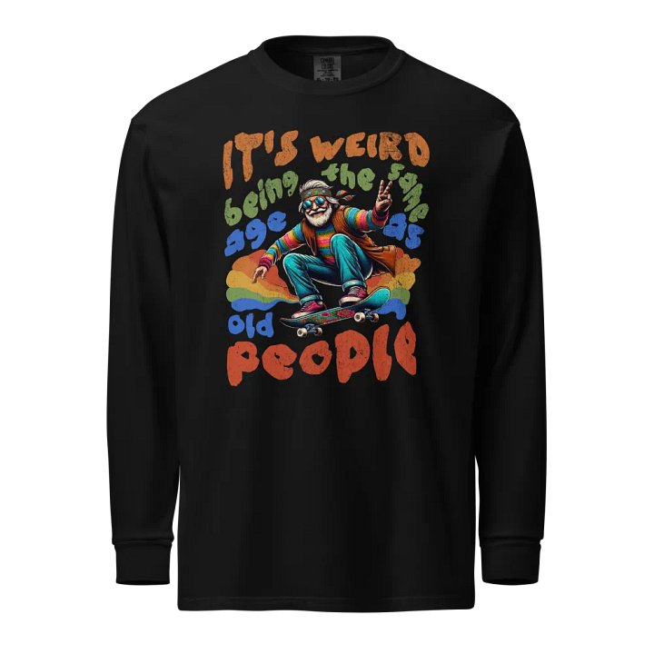 Vintage Skater Peace Long Sleeve Shirt product image (1)