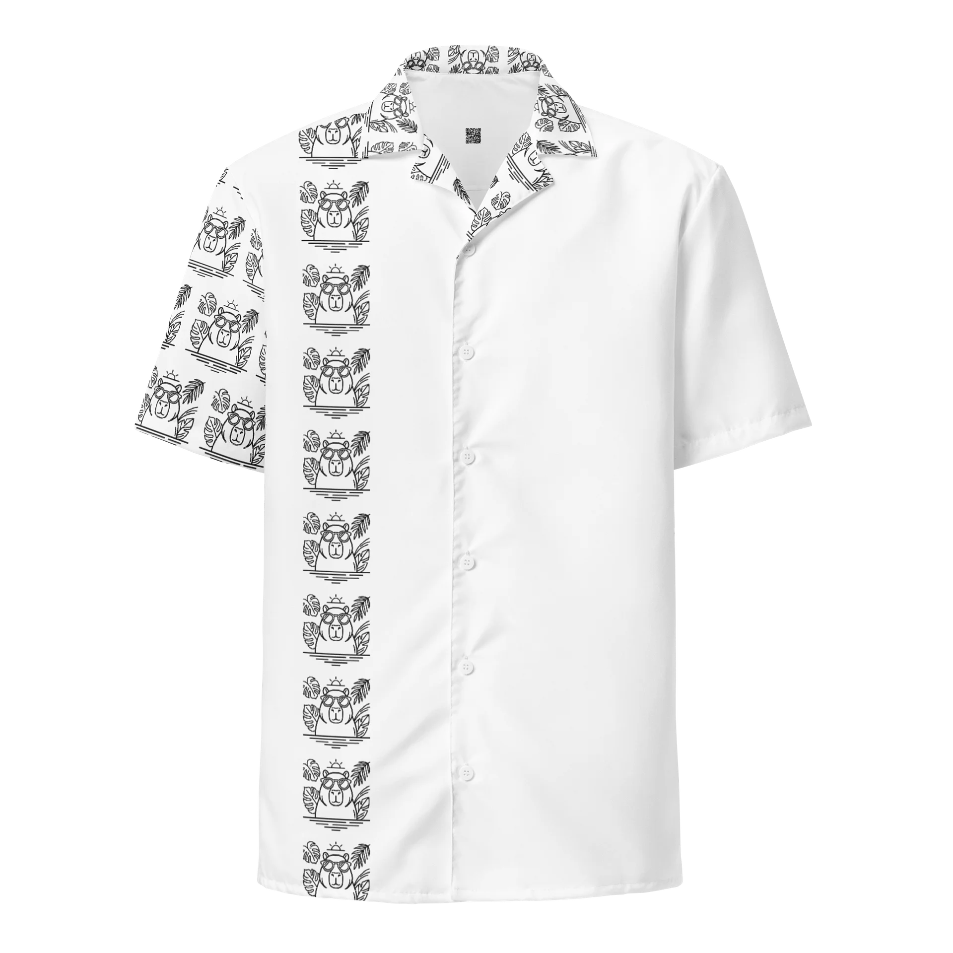 Quiet Tropics Resort Shirt, Signature Capybara Button-Down in Lightweight Luxury Style product image (1)
