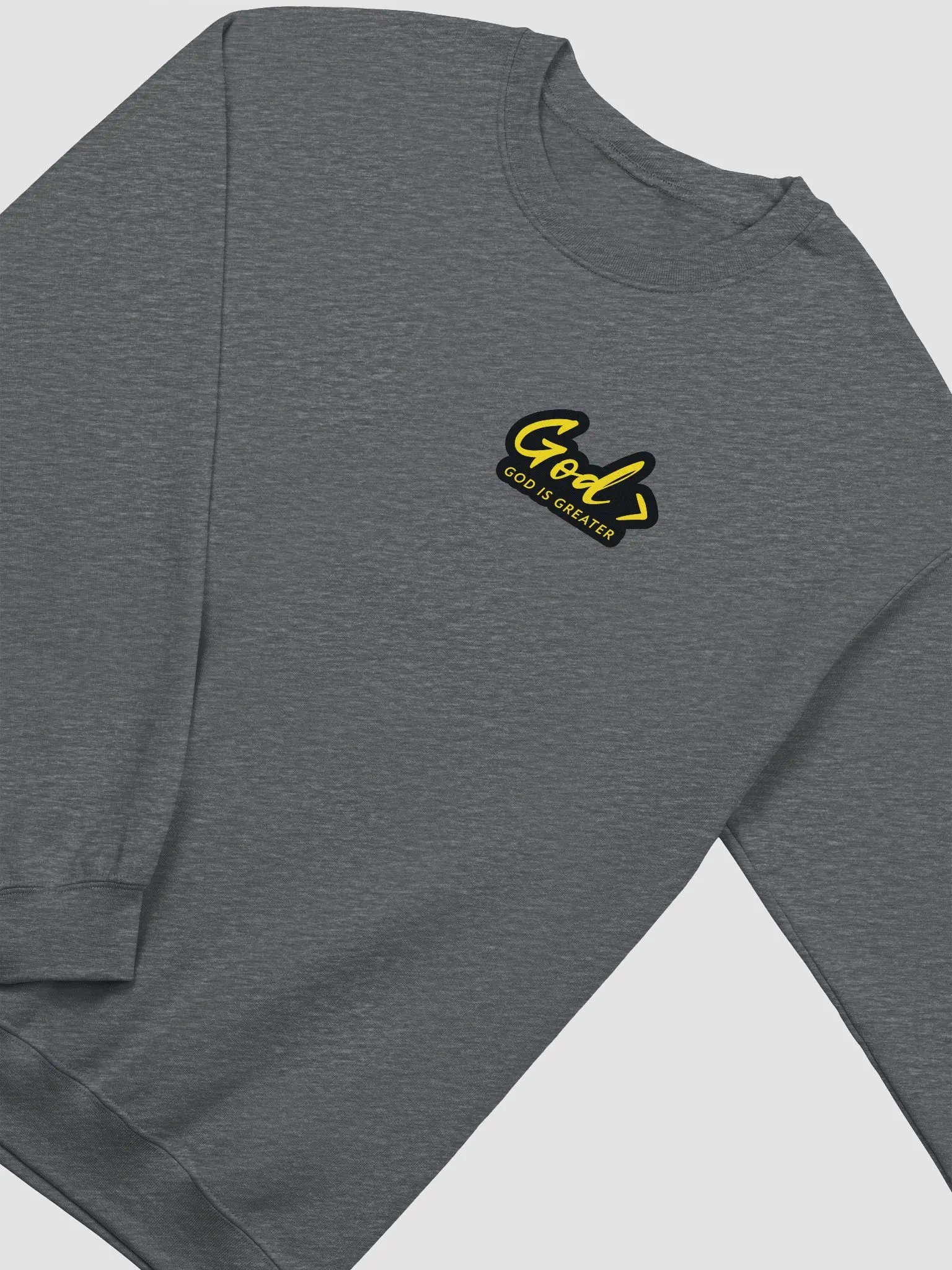 God > YELLOW TEXT Sweatshirt product image (2)