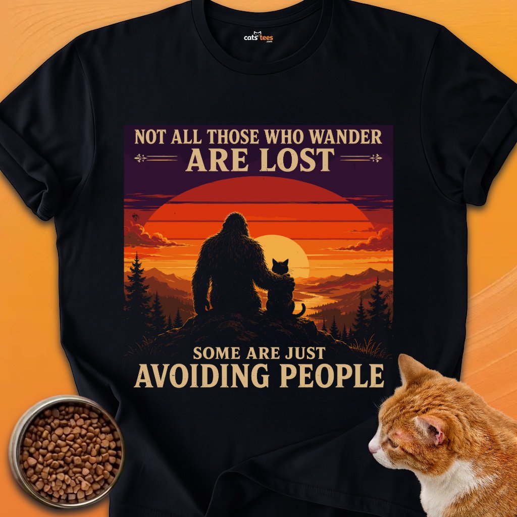Avoiding People Cat and Bigfoot product image (1)